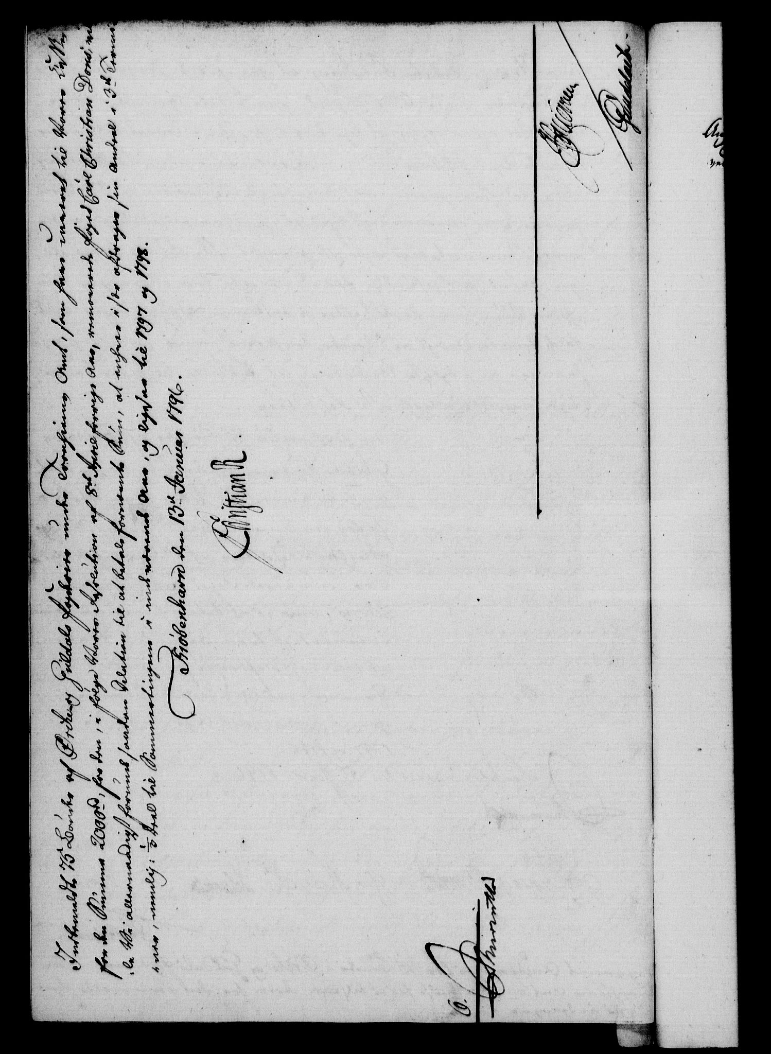 Rentekammeret, Kammerkanselliet, RA/EA-3111/G/Gf/Gfa/L0078: Norsk relasjons- og resolusjonsprotokoll (merket RK 52.78), 1796, s. 43
