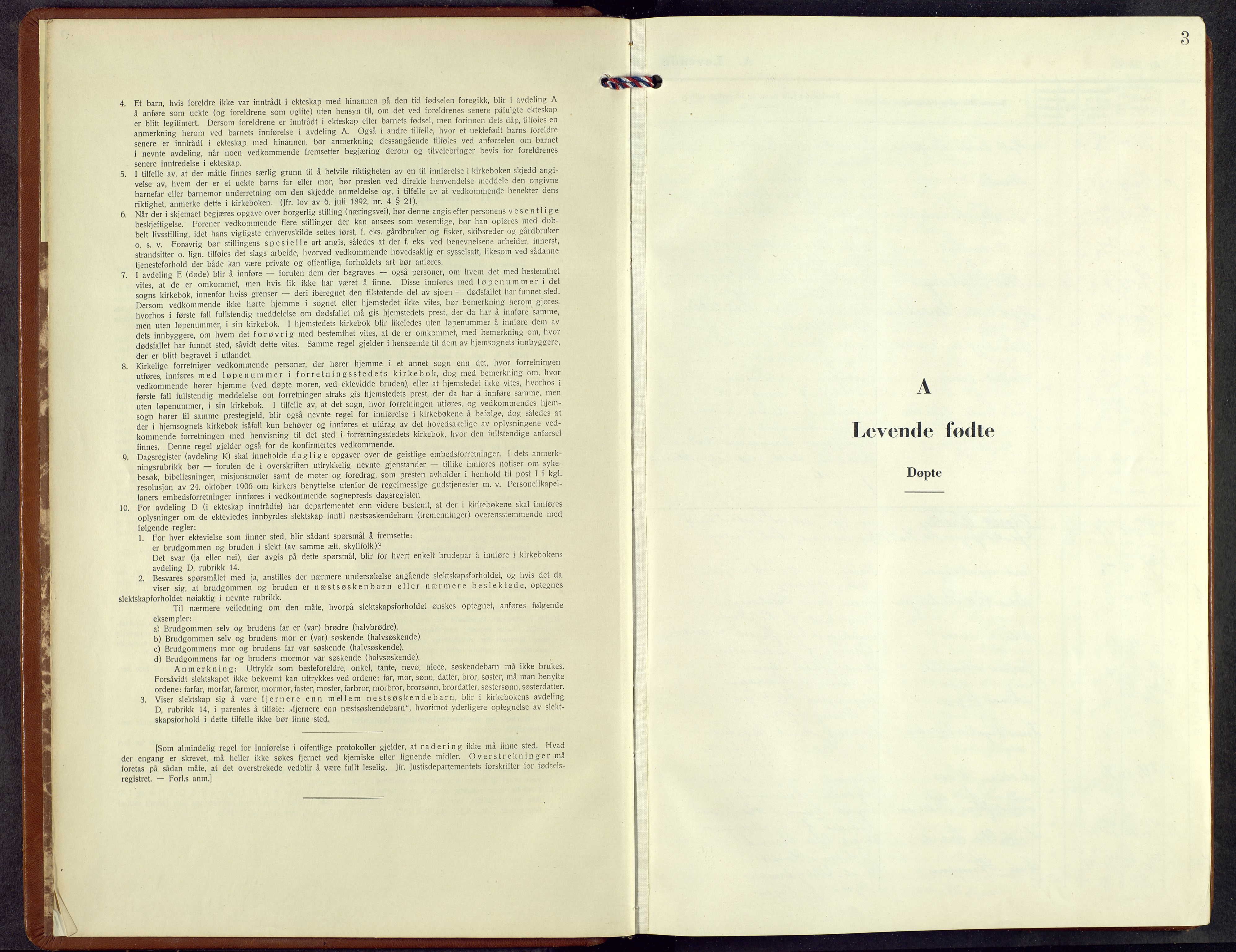 Elverum prestekontor, SAH/PREST-044/H/Ha/Hab/L0022: Klokkerbok nr. 22, 1945-1960, s. 3