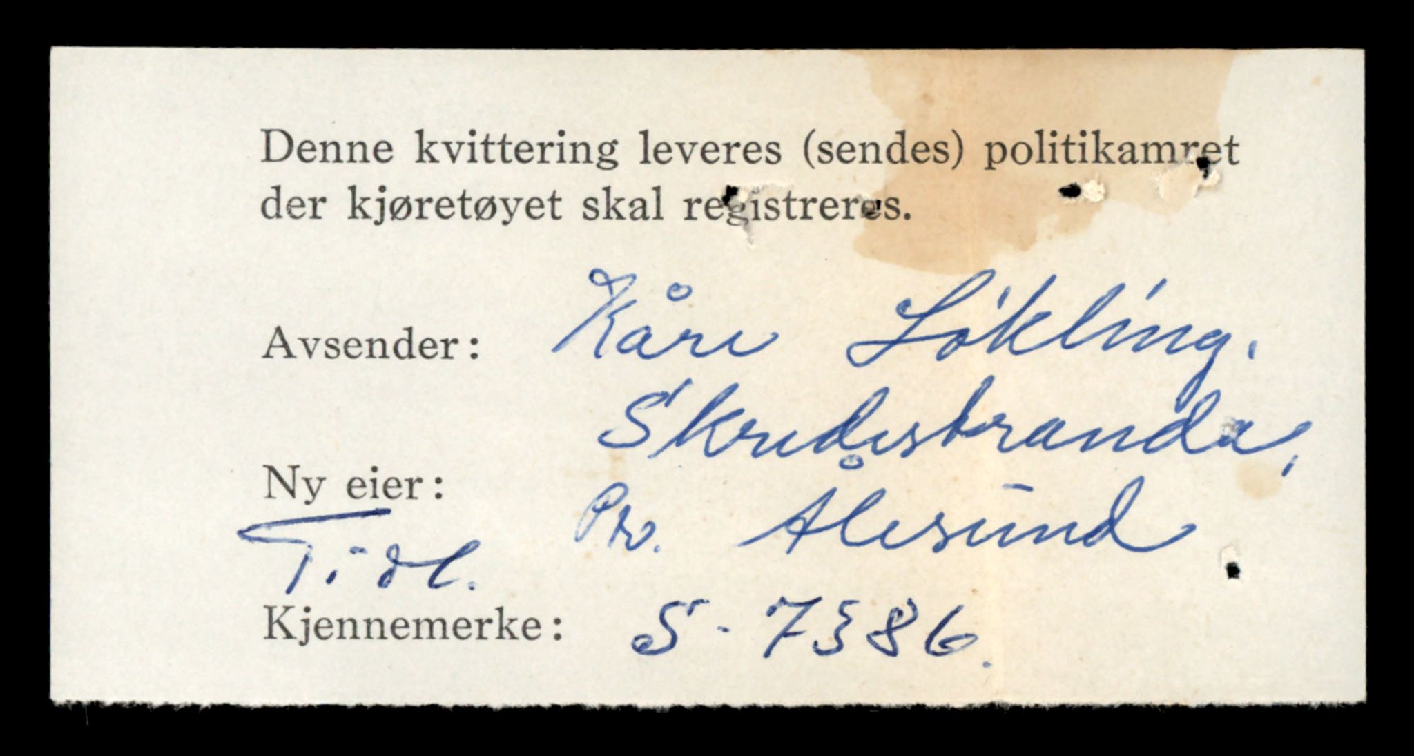 Møre og Romsdal vegkontor - Ålesund trafikkstasjon, AV/SAT-A-4099/F/Fe/L0041: Registreringskort for kjøretøy T 13710 - T 13905, 1927-1998, s. 2498