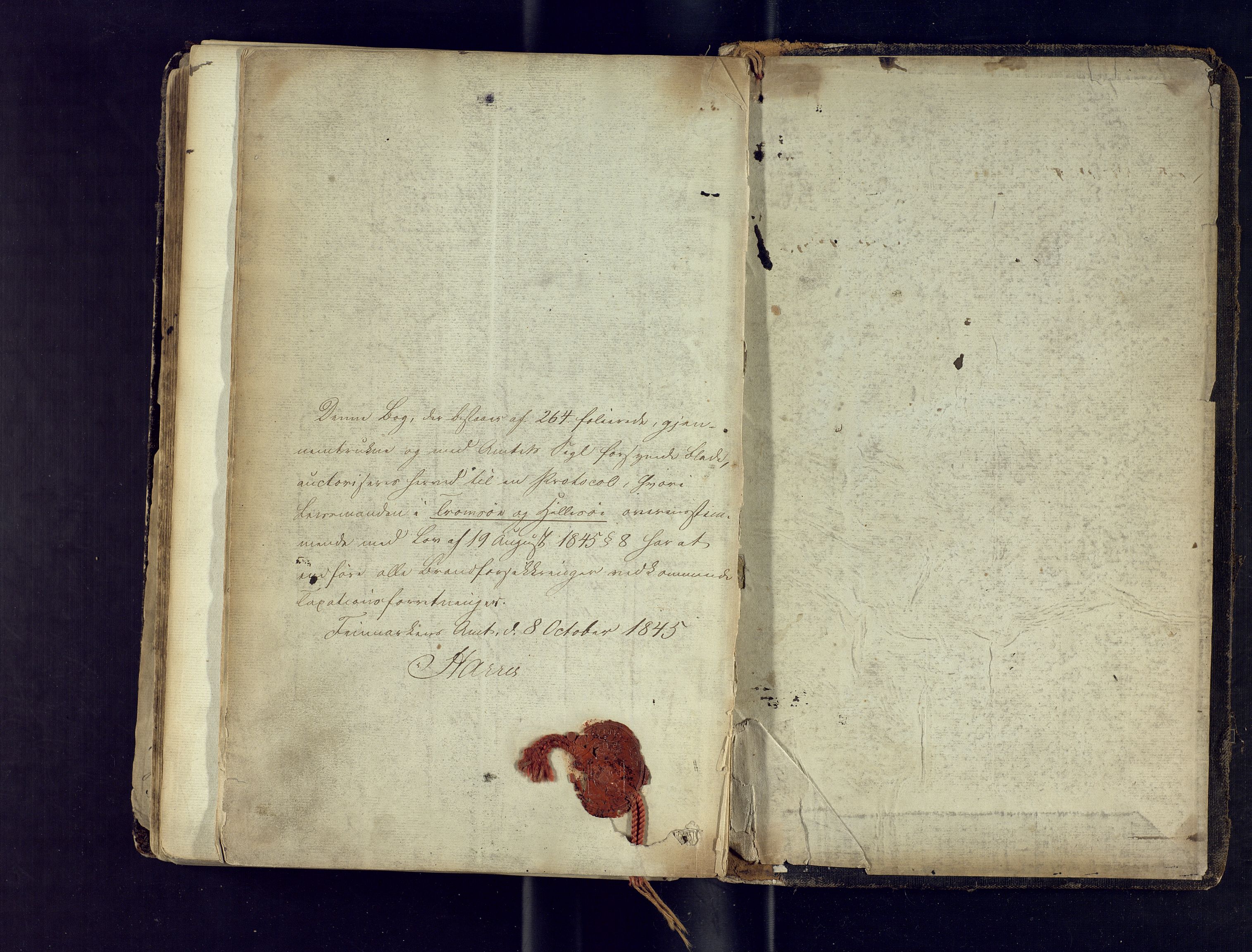 Tromsøysund lensmannskontor, AV/SATØ-SATØ-12/F/Fs/Fsb/L0732: Branntakstprotokoll. Med register, 1846-1878