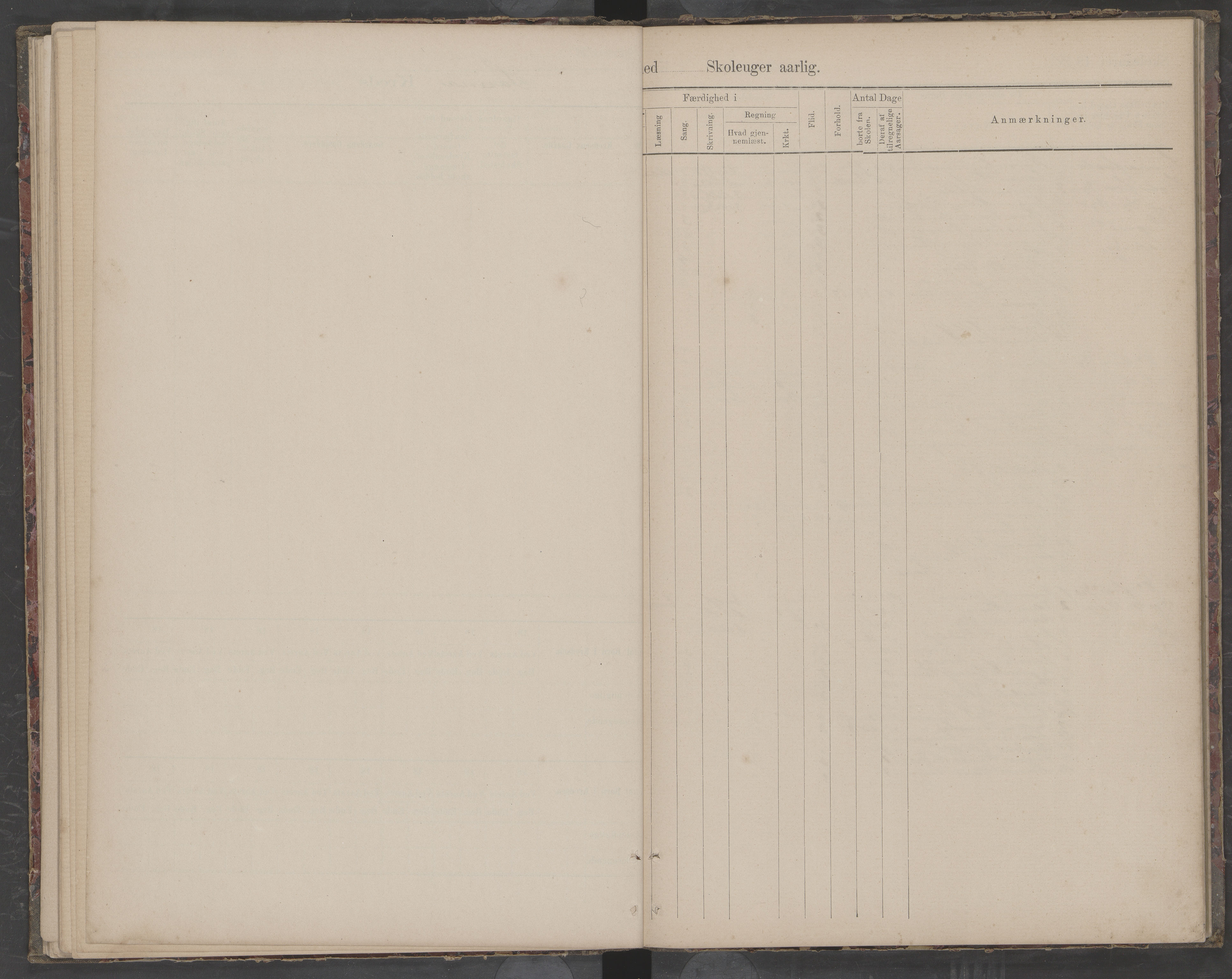 Træna kommune. Husøy, Sanna, Selvær og Dørvær skolekrets, AIN/K-18350.510.01, 1891-1896