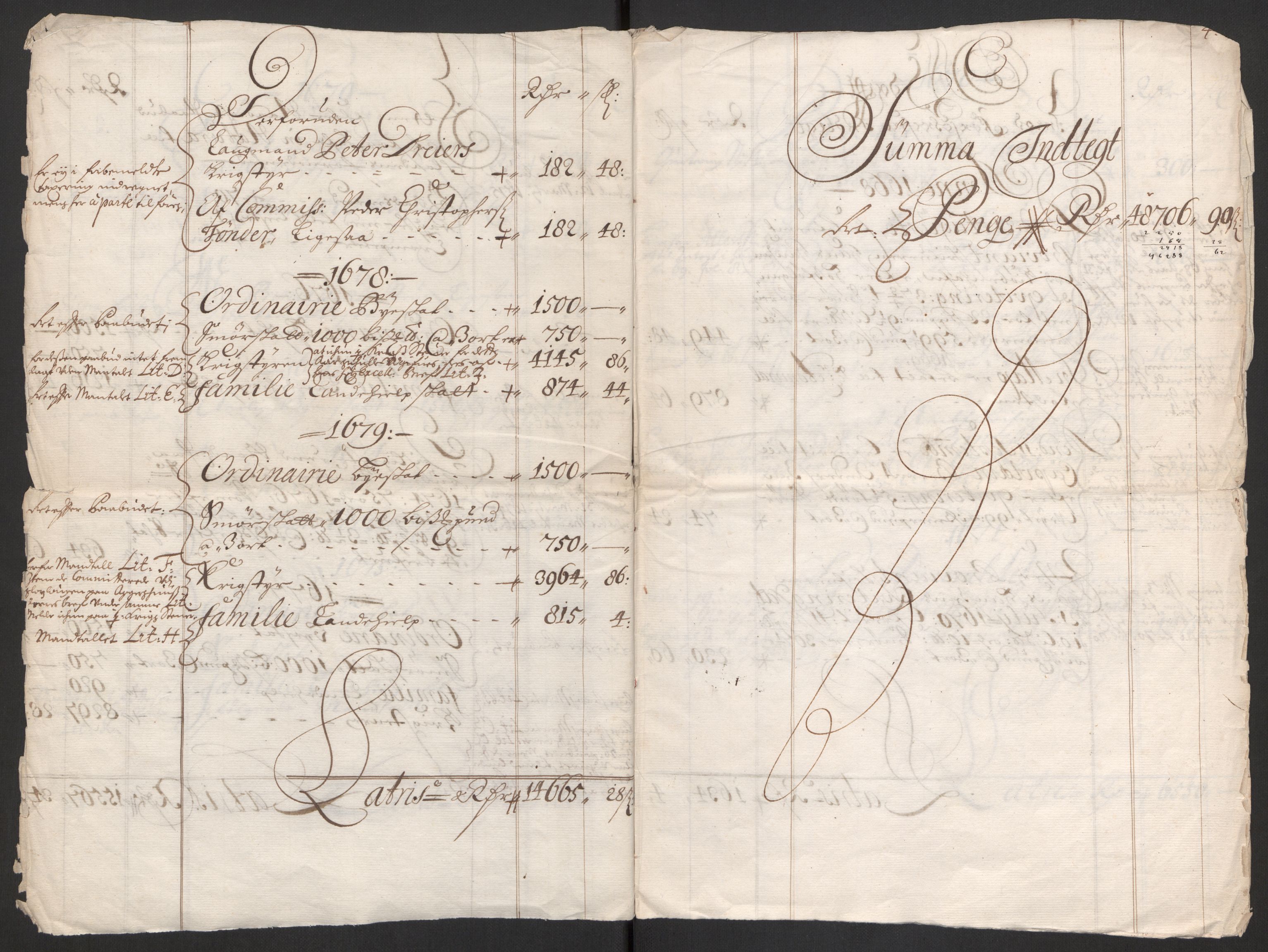 Rentekammeret inntil 1814, Reviderte regnskaper, Byregnskaper, AV/RA-EA-4066/R/Rs/L0504: [S1] Kontribusjonsregnskap, 1631-1684, s. 91