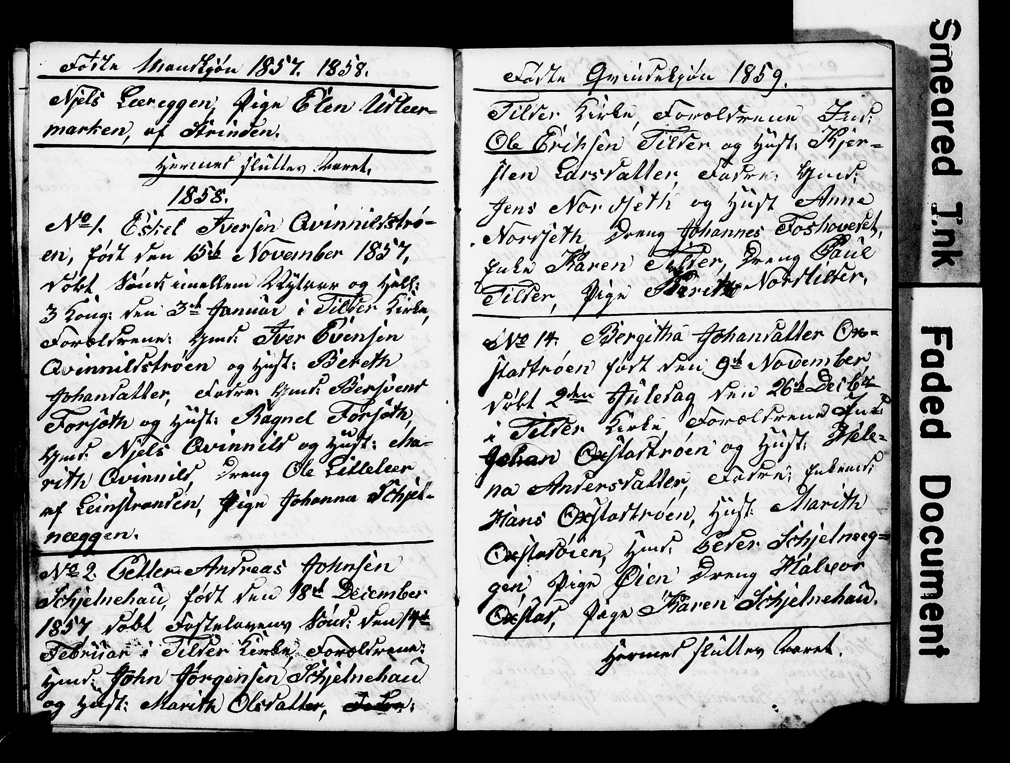 Ministerialprotokoller, klokkerbøker og fødselsregistre - Sør-Trøndelag, SAT/A-1456/621/L0461: Klokkerbok nr. 621C04, 1849-1865
