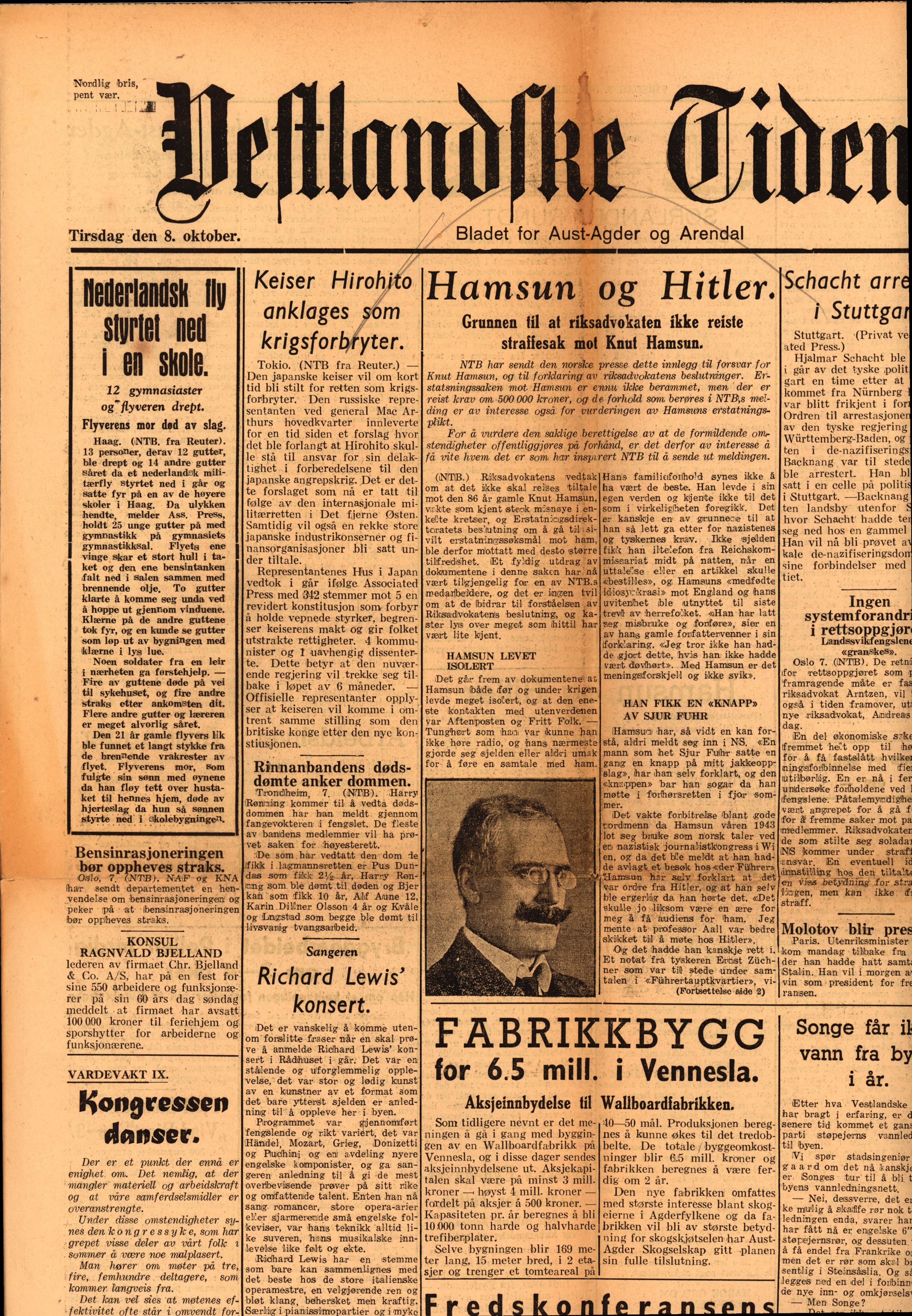 Landssvikarkivet, Arendal politikammer, AV/RA-S-3138-25/D/Dc, 1945-1951, s. 1061