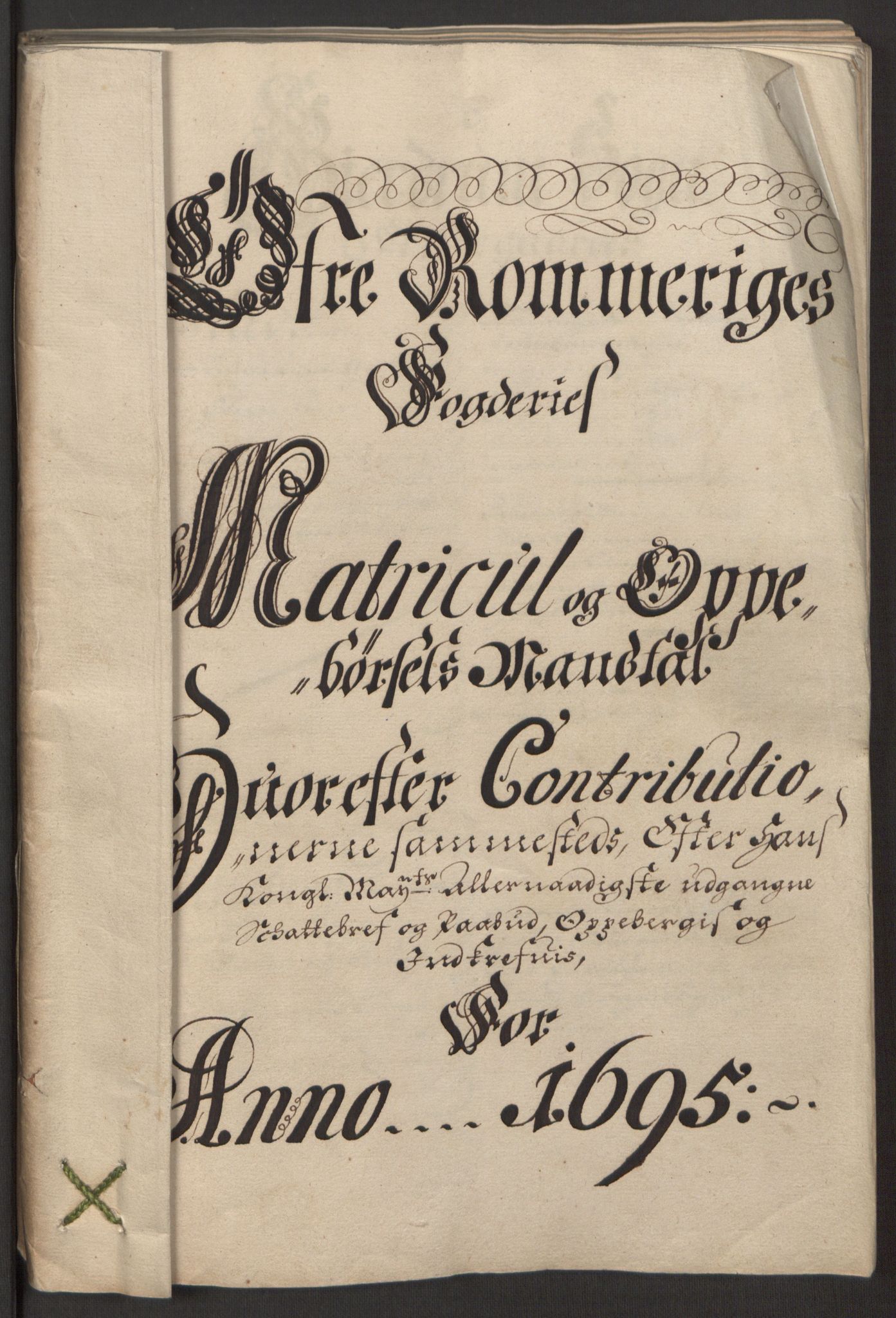 Rentekammeret inntil 1814, Reviderte regnskaper, Fogderegnskap, RA/EA-4092/R12/L0707: Fogderegnskap Øvre Romerike, 1695, s. 82