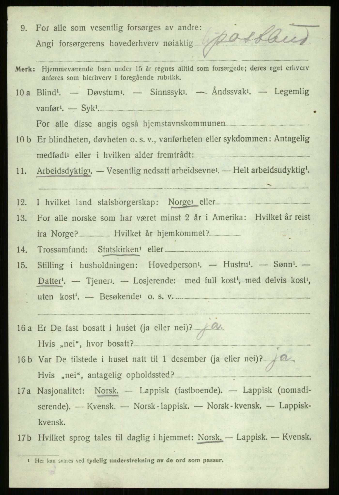 SATØ, Folketelling 1920 for 1917 Ibestad herred, 1920, s. 9267