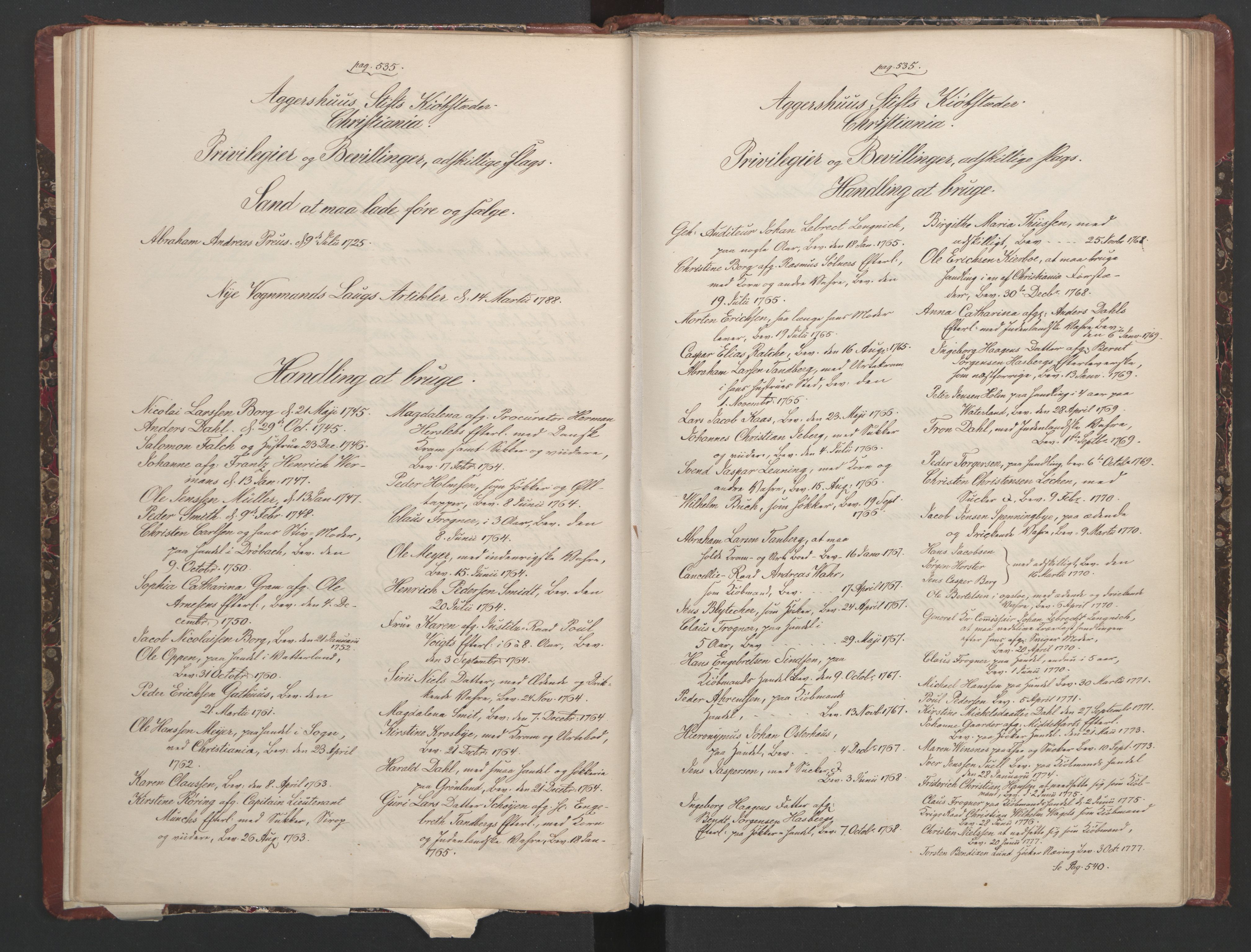 Avskriftsamlingen, AV/RA-EA-4022/F/Fa/L0104: Protokoll over embets- og bestallingsmenn, privilegier, bevillinger i Norge, Vestindia, Færøyene og Island i 18. og 19. århundre, 1700-1900, s. 30