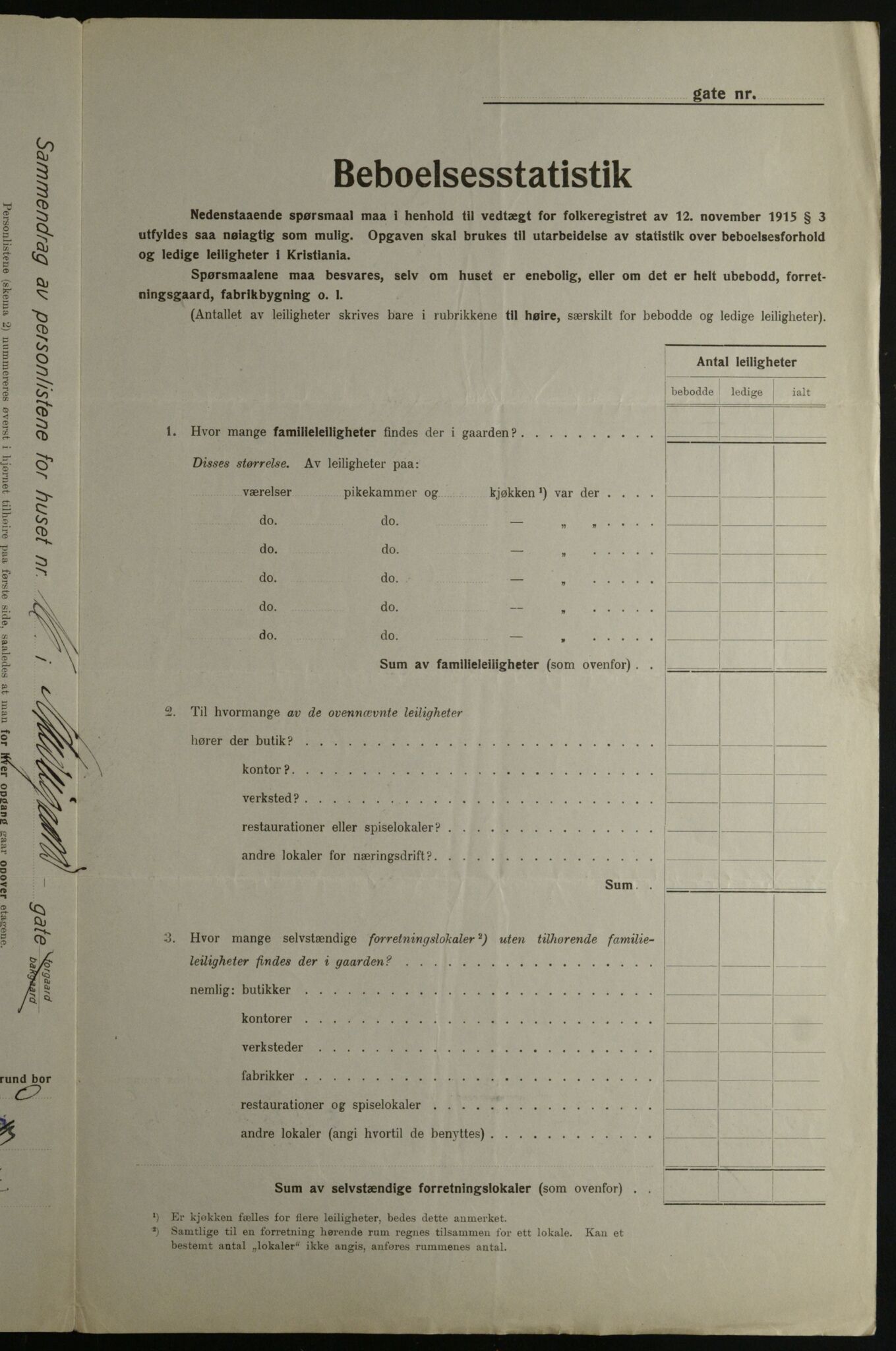 OBA, Kommunal folketelling 1.12.1923 for Kristiania, 1923, s. 100758