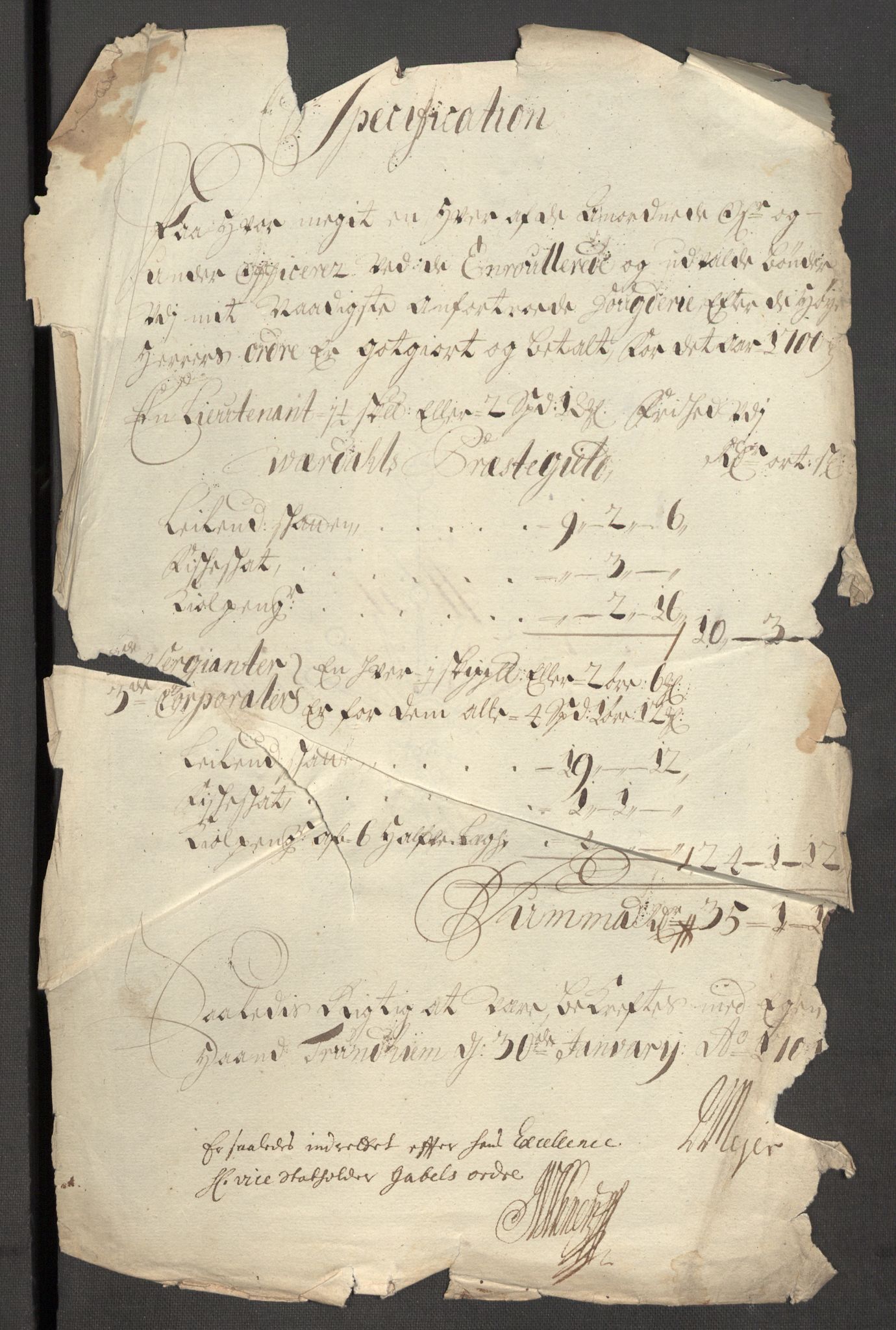 Rentekammeret inntil 1814, Reviderte regnskaper, Fogderegnskap, AV/RA-EA-4092/R62/L4192: Fogderegnskap Stjørdal og Verdal, 1700, s. 362