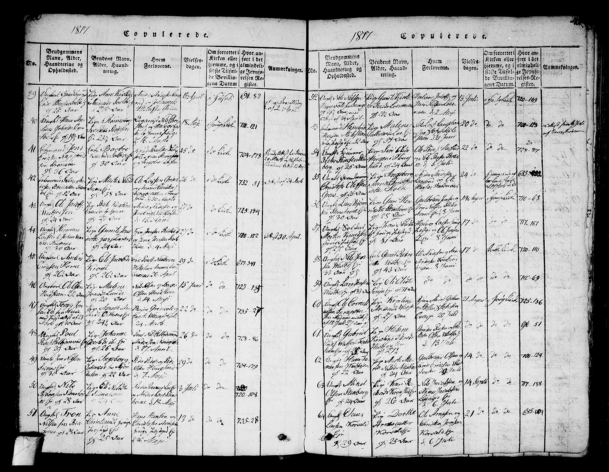 Eiker kirkebøker, AV/SAKO-A-4/G/Ga/L0001: Klokkerbok nr. I 1, 1814-1832, s. 400-401