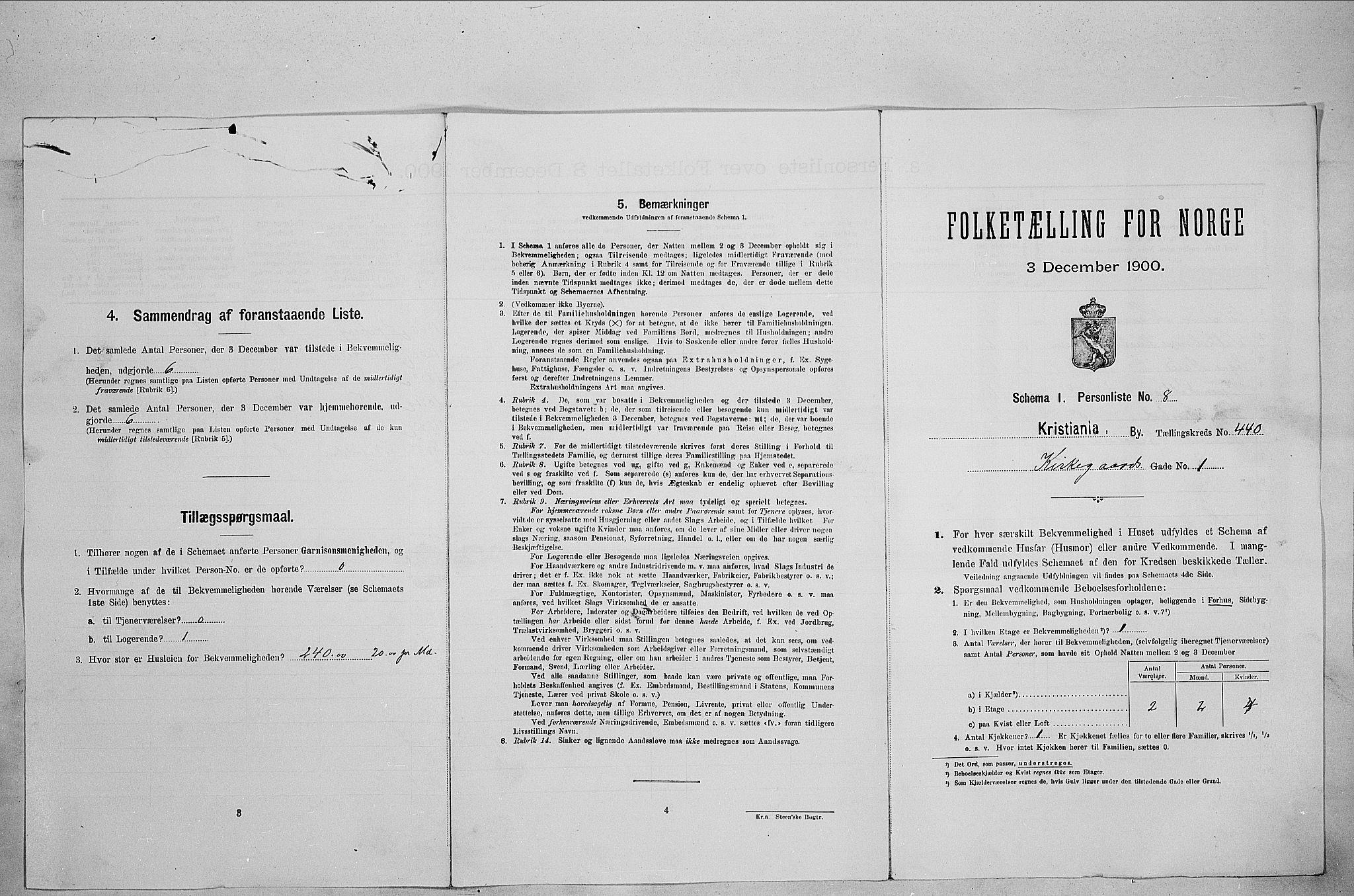 SAO, Folketelling 1900 for 0301 Kristiania kjøpstad, 1900, s. 46521