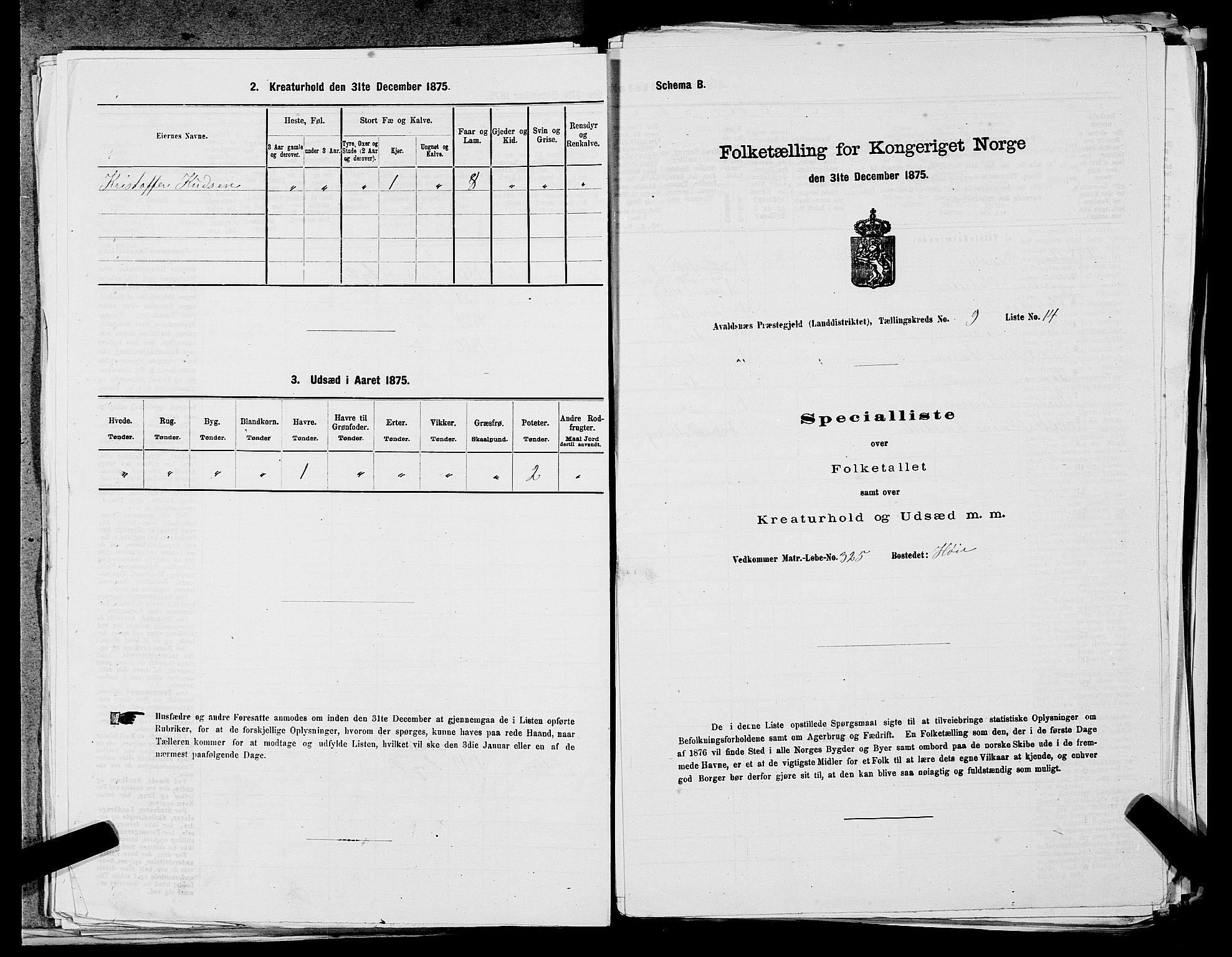 SAST, Folketelling 1875 for 1147L Avaldsnes prestegjeld, Avaldsnes sokn og Kopervik landsokn, 1875, s. 1445