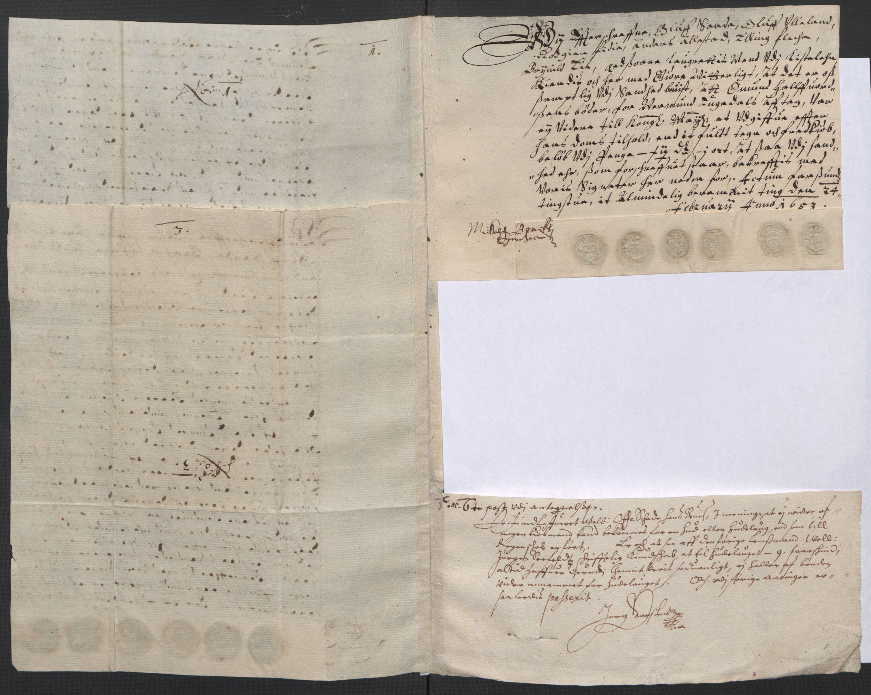 Rentekammeret inntil 1814, Reviderte regnskaper, Lensregnskaper, AV/RA-EA-5023/R/Rb/Rbr/L0019: Lista len, 1650-1653