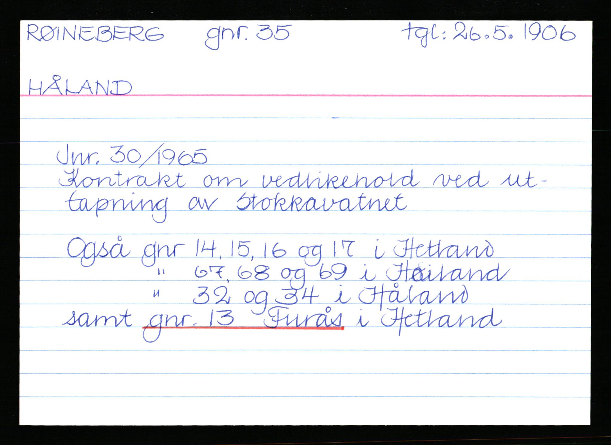 Statsarkivet i Stavanger, AV/SAST-A-101971/03/Y/Yk/L0033: Registerkort sortert etter gårdsnavn: Rosseland store - Sand ytre, 1750-1930, s. 302