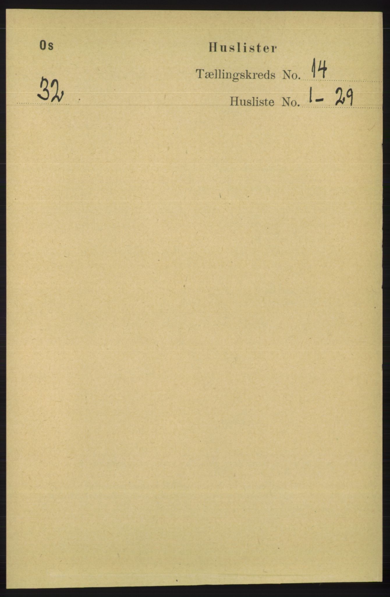 RA, Folketelling 1891 for 1243 Os herred, 1891, s. 3057