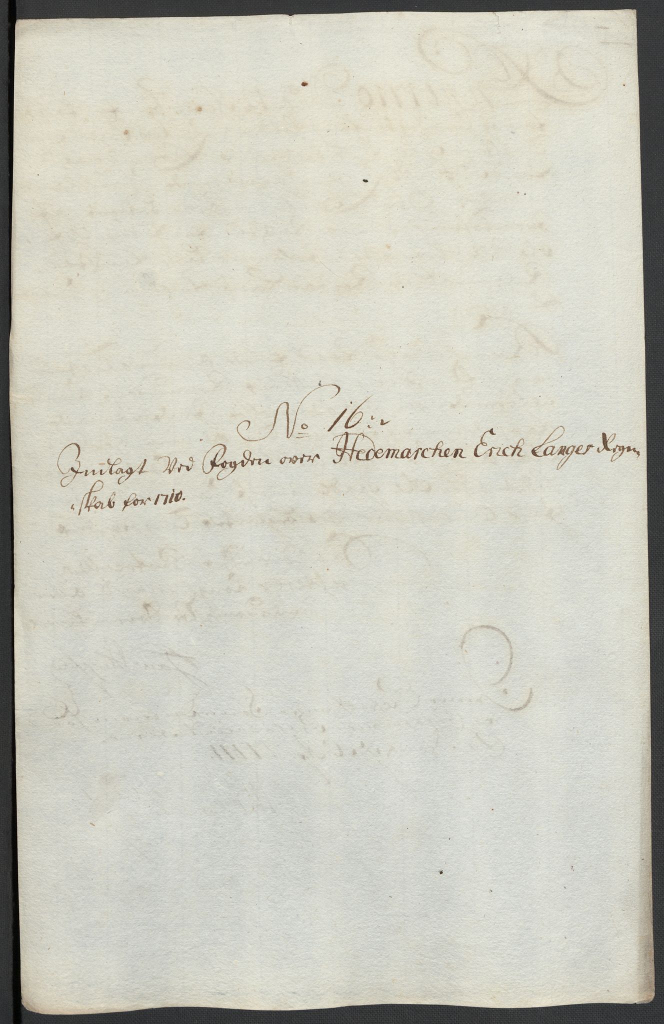 Rentekammeret inntil 1814, Reviderte regnskaper, Fogderegnskap, AV/RA-EA-4092/R16/L1046: Fogderegnskap Hedmark, 1710, s. 299