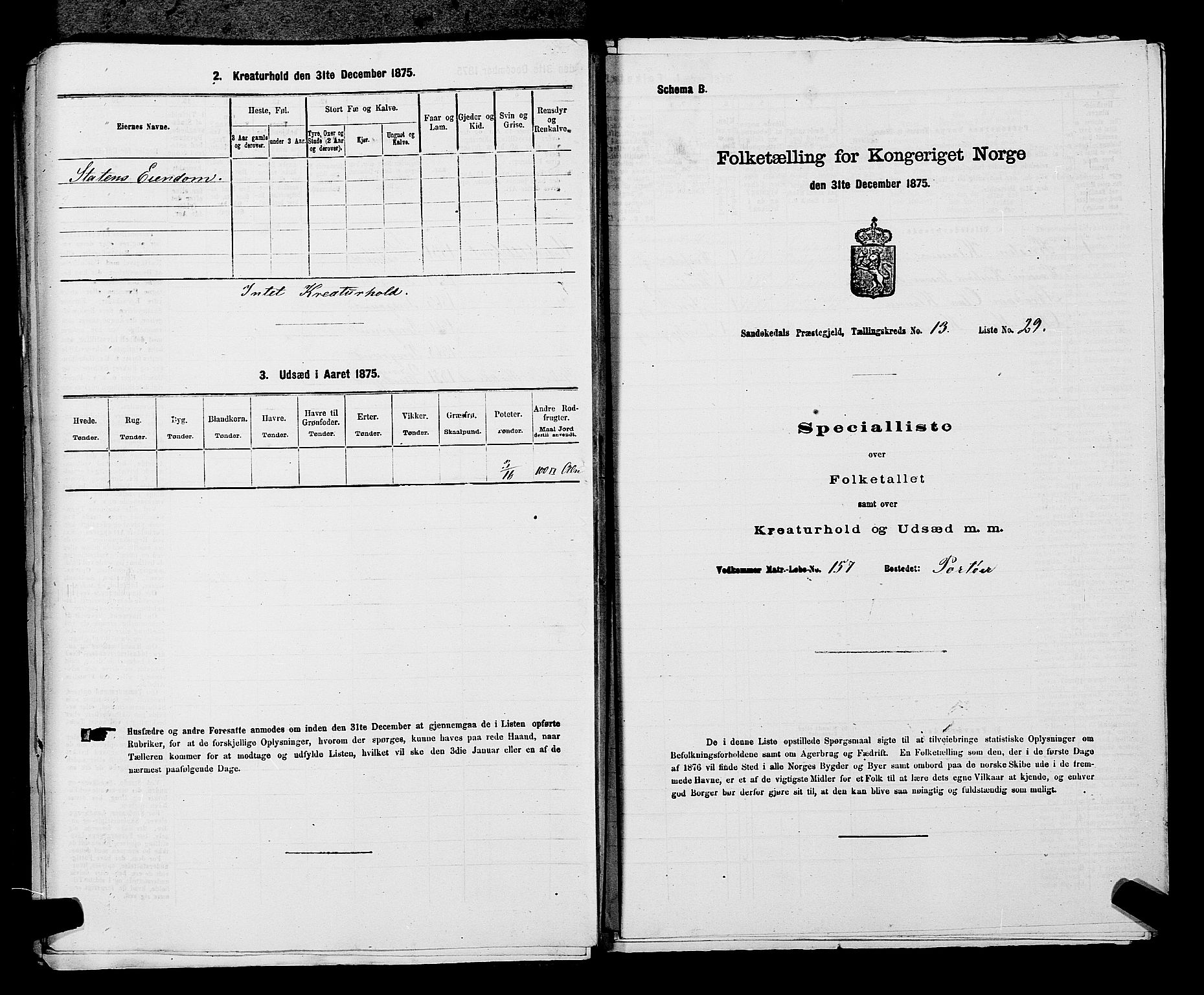 SAKO, Folketelling 1875 for 0816P Sannidal prestegjeld, 1875, s. 923