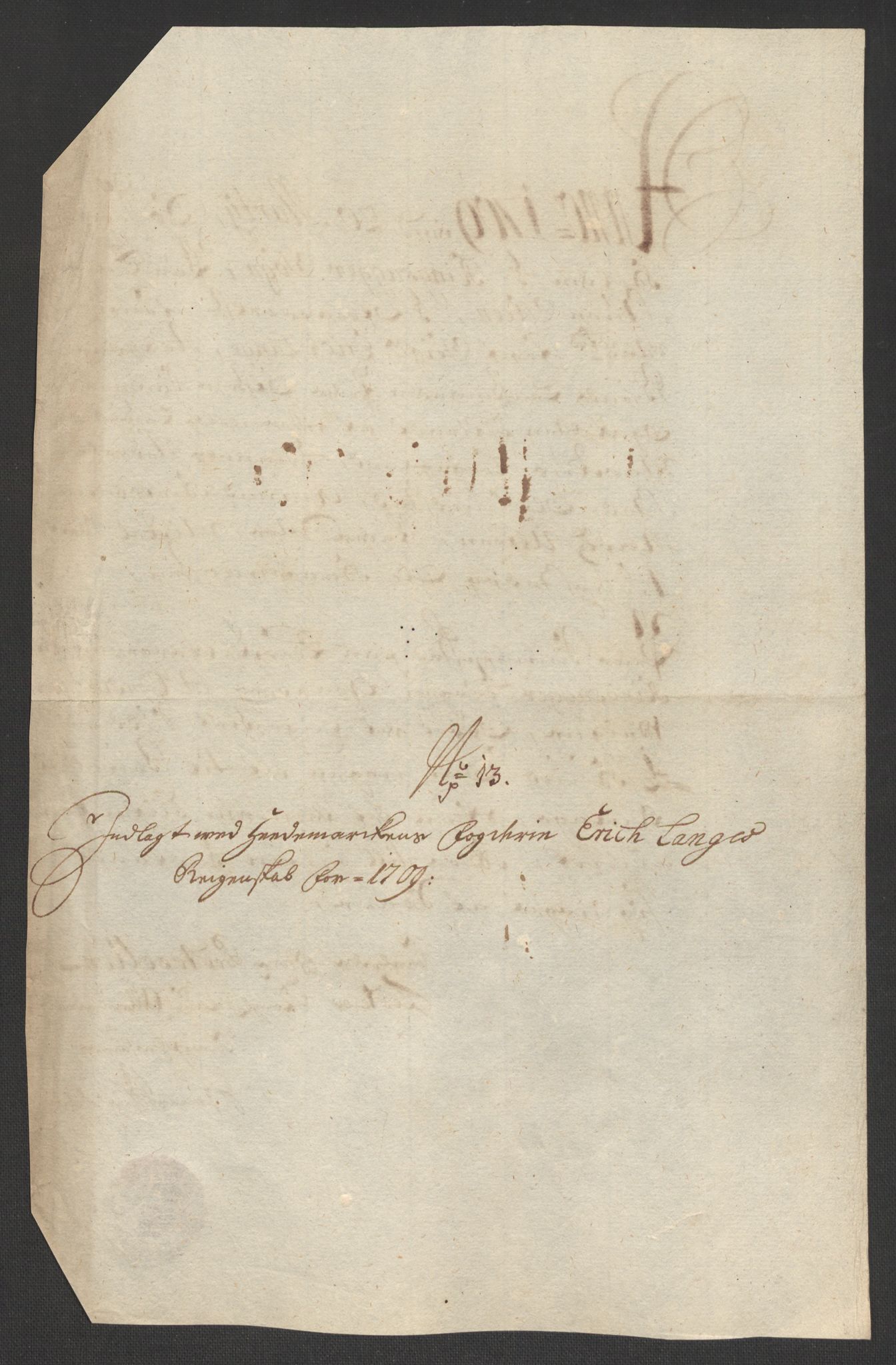 Rentekammeret inntil 1814, Reviderte regnskaper, Fogderegnskap, RA/EA-4092/R16/L1045: Fogderegnskap Hedmark, 1709, s. 290