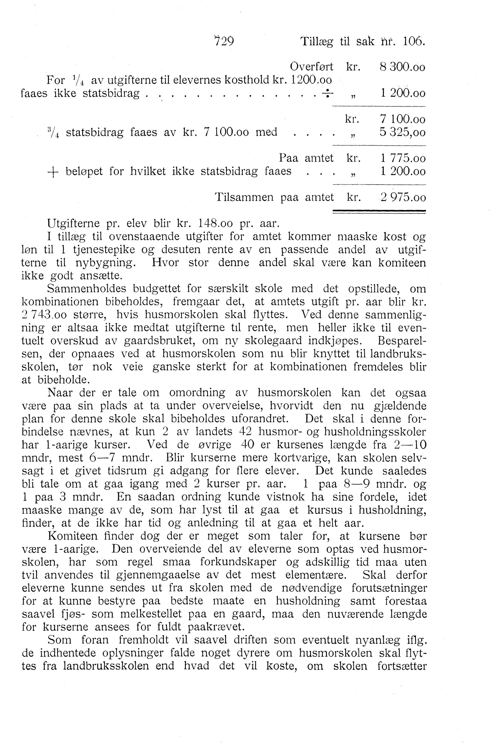 Nordland Fylkeskommune. Fylkestinget, AIN/NFK-17/176/A/Ac/L0038: Fylkestingsforhandlinger 1915, 1915