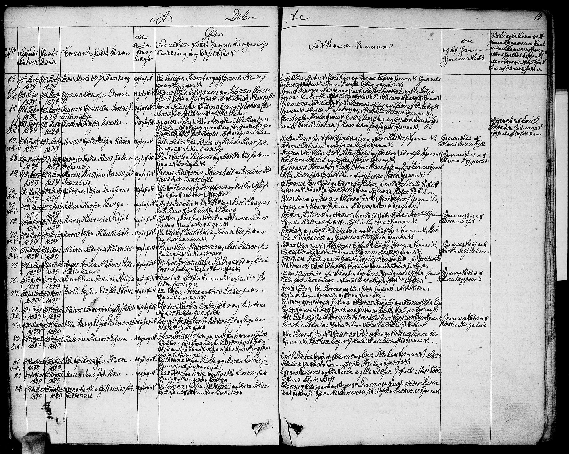 Høland prestekontor Kirkebøker, AV/SAO-A-10346a/F/Fa/L0008: Ministerialbok nr. I 8, 1827-1845, s. 13
