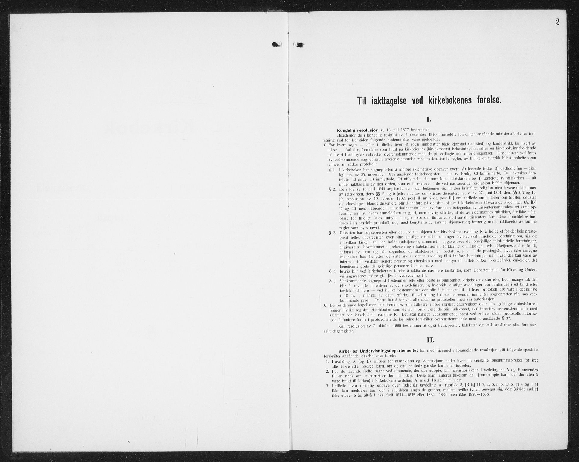 Ministerialprotokoller, klokkerbøker og fødselsregistre - Nordland, AV/SAT-A-1459/877/L1117: Klokkerbok nr. 877C01, 1923-1942, s. 2