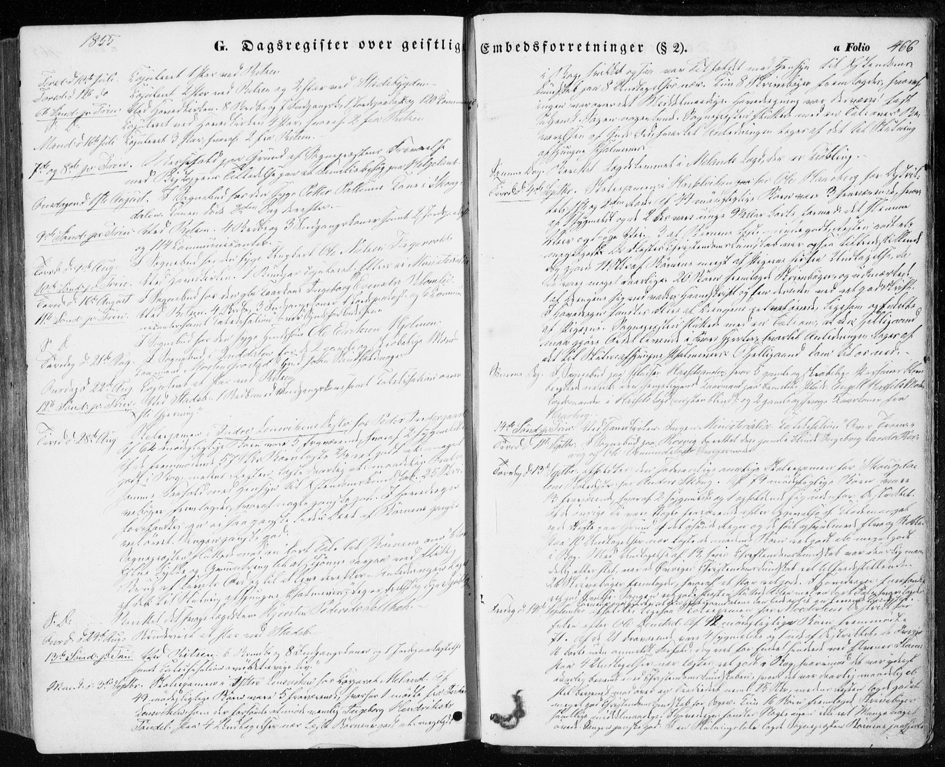 Ministerialprotokoller, klokkerbøker og fødselsregistre - Sør-Trøndelag, AV/SAT-A-1456/646/L0611: Ministerialbok nr. 646A09, 1848-1857, s. 466