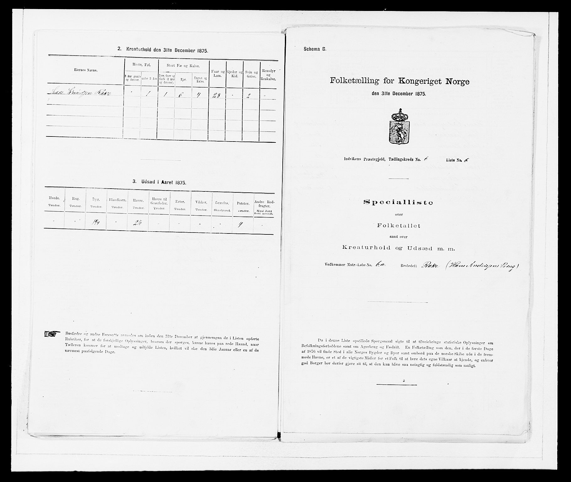 SAB, Folketelling 1875 for 1447P Innvik prestegjeld, 1875, s. 624