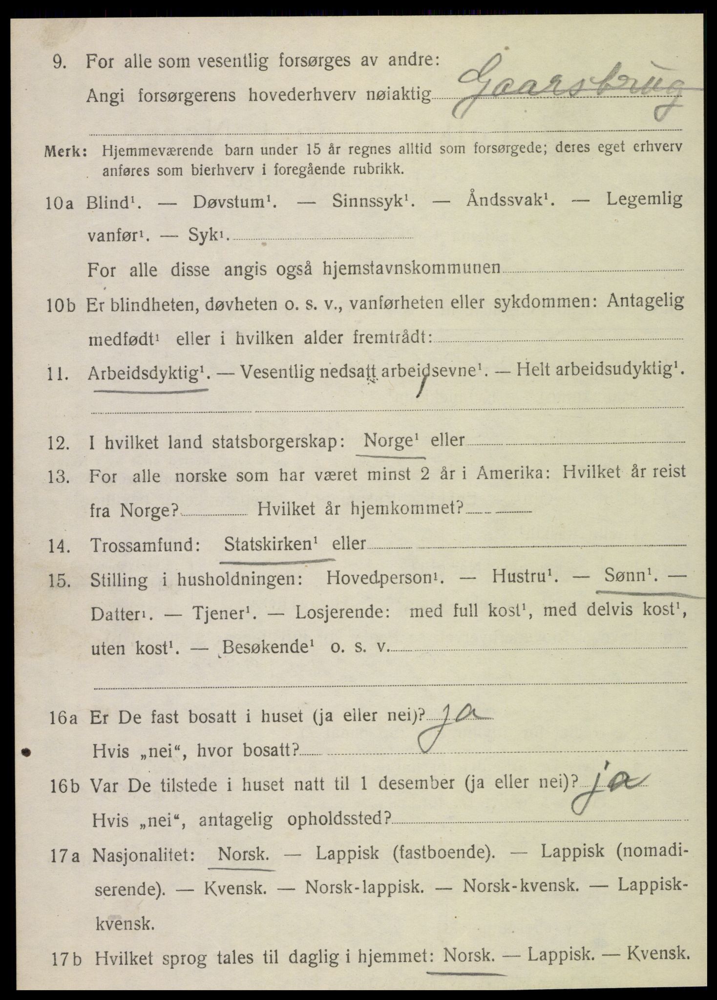 SAT, Folketelling 1920 for 1822 Leirfjord herred, 1920, s. 3258