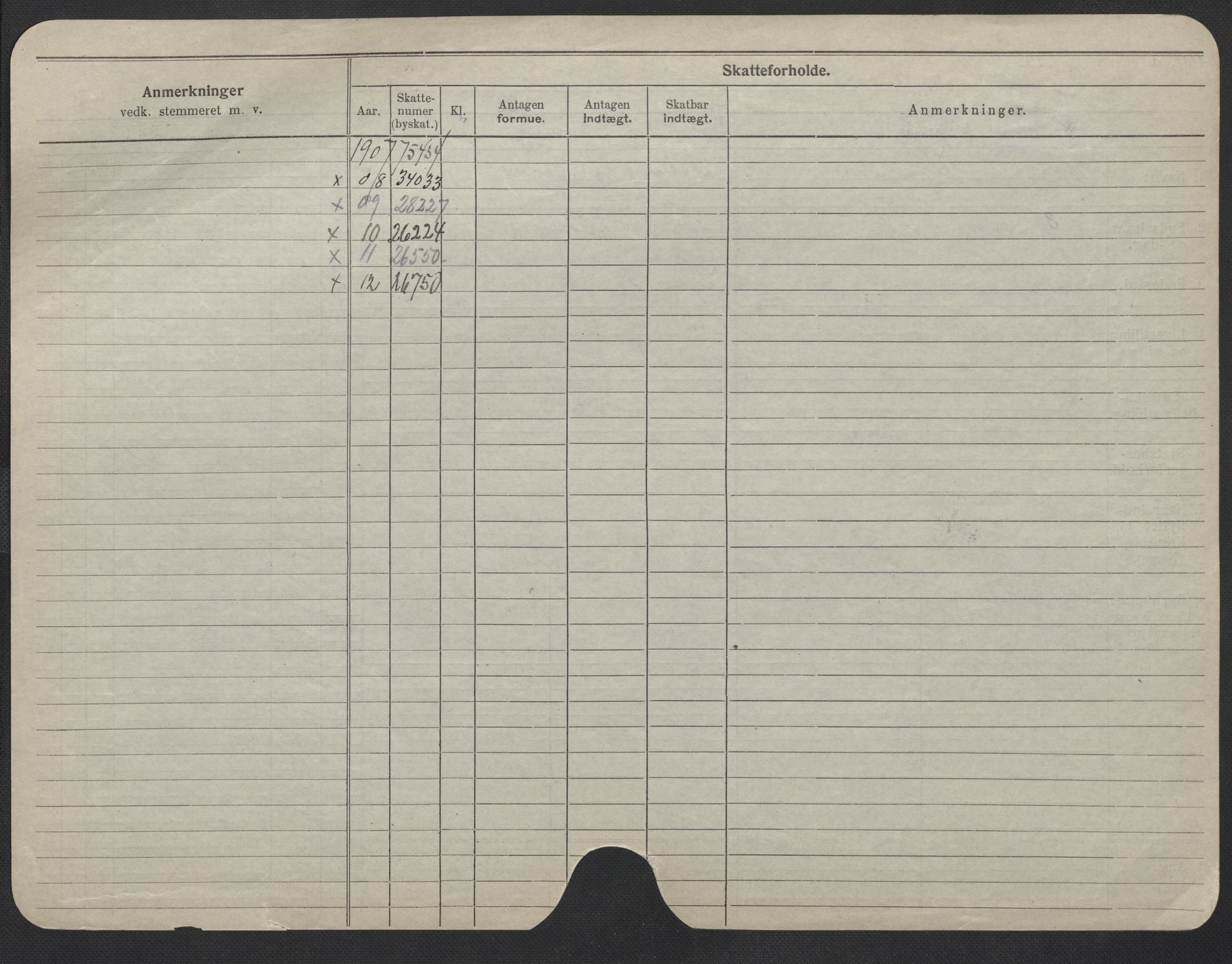 Oslo folkeregister, Registerkort, SAO/A-11715/F/Fa/Fac/L0009: Menn, 1906-1914, s. 277b