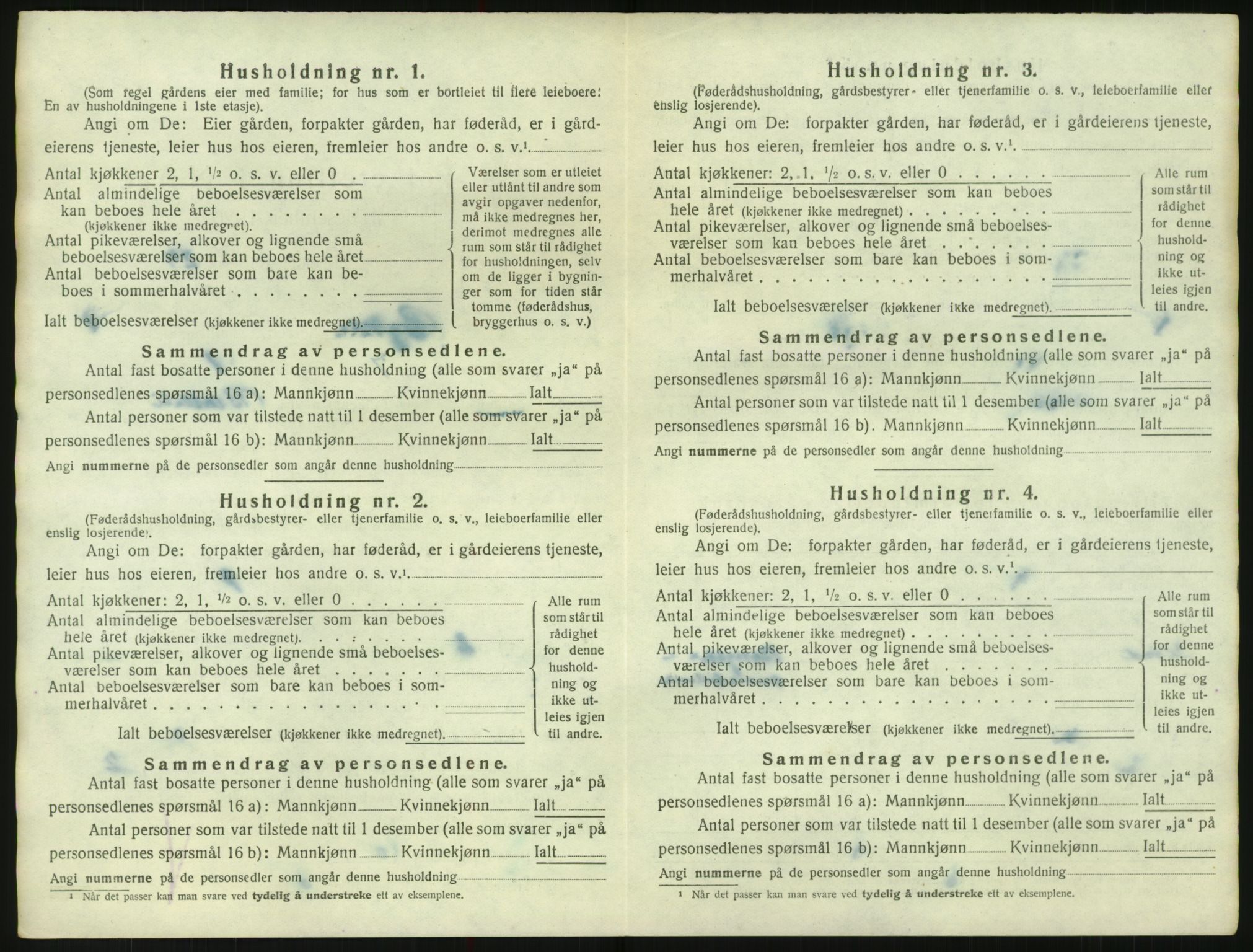 SAK, Folketelling 1920 for 0941 Bykle herred, 1920, s. 68