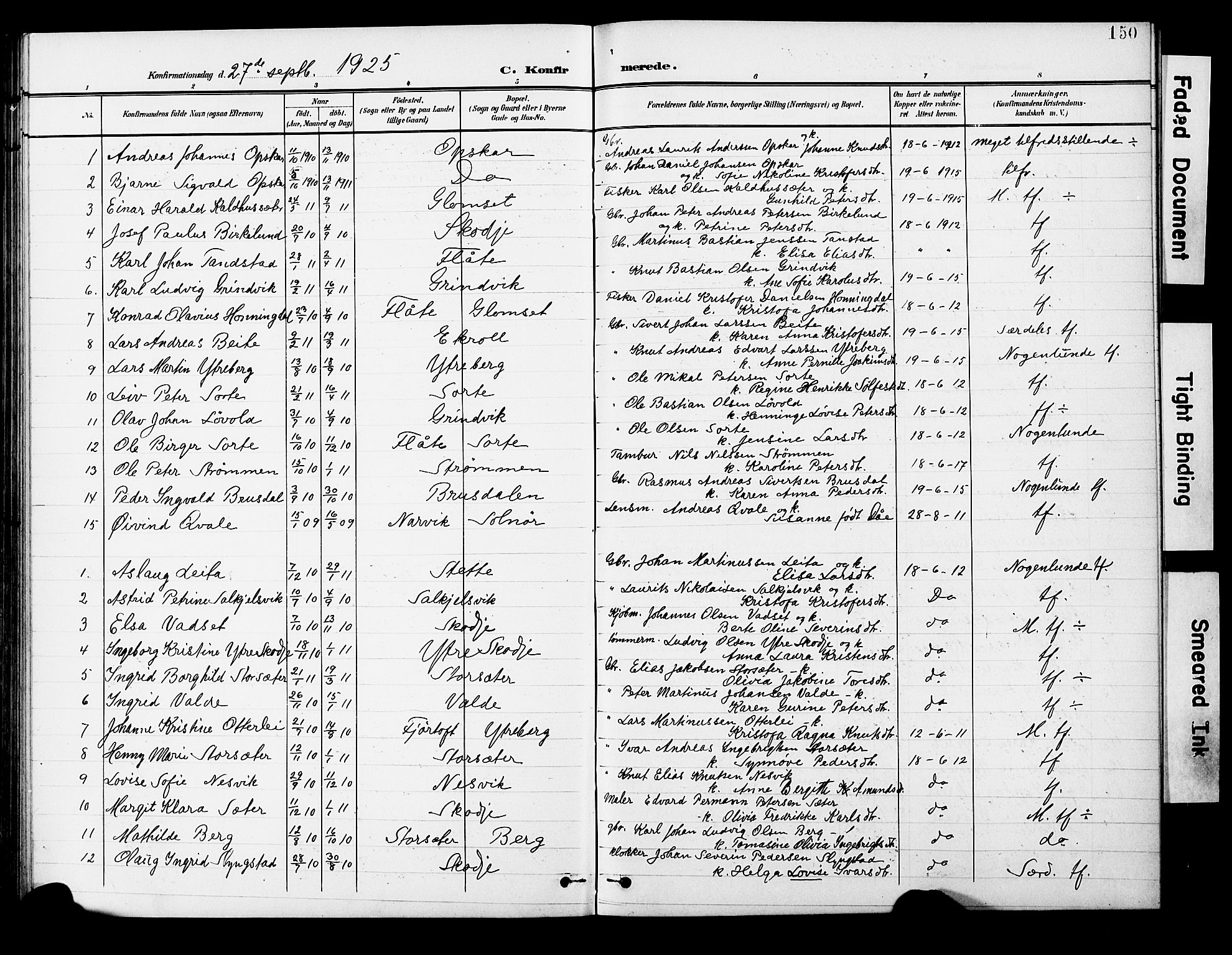 Ministerialprotokoller, klokkerbøker og fødselsregistre - Møre og Romsdal, AV/SAT-A-1454/524/L0366: Klokkerbok nr. 524C07, 1900-1931, s. 150