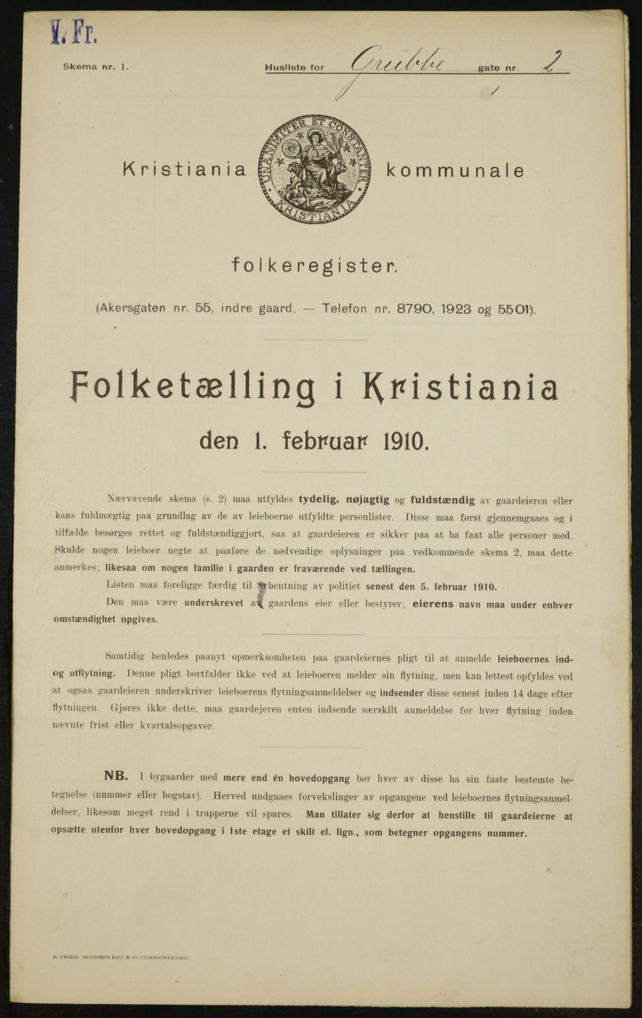 OBA, Kommunal folketelling 1.2.1910 for Kristiania, 1910, s. 28922