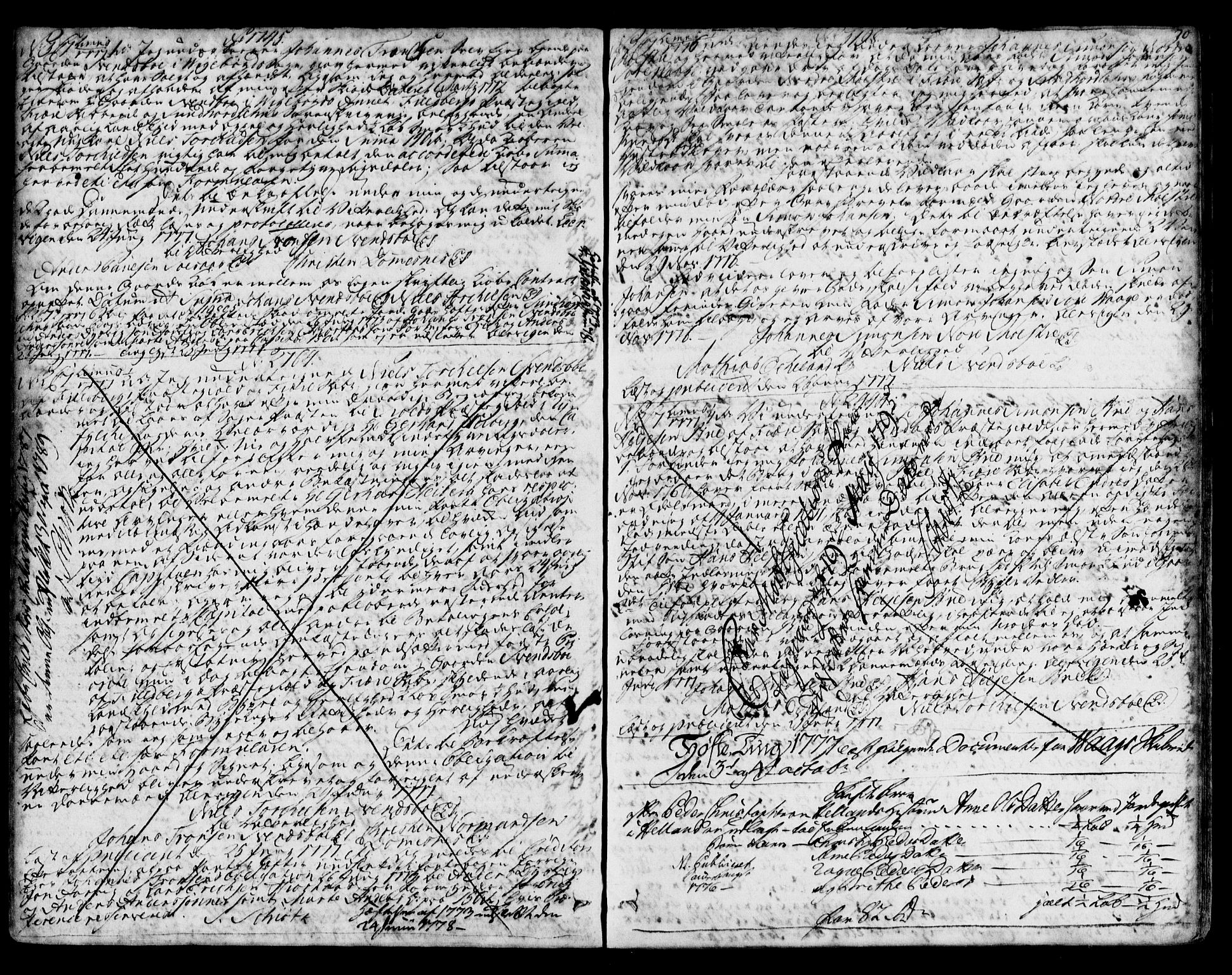 Sunnhordland sorenskrivar, SAB/A-2401/1/G/Gb/Gbe/L0005: Pantebok nr. II.B.e.3, 1776-1783, s. 70
