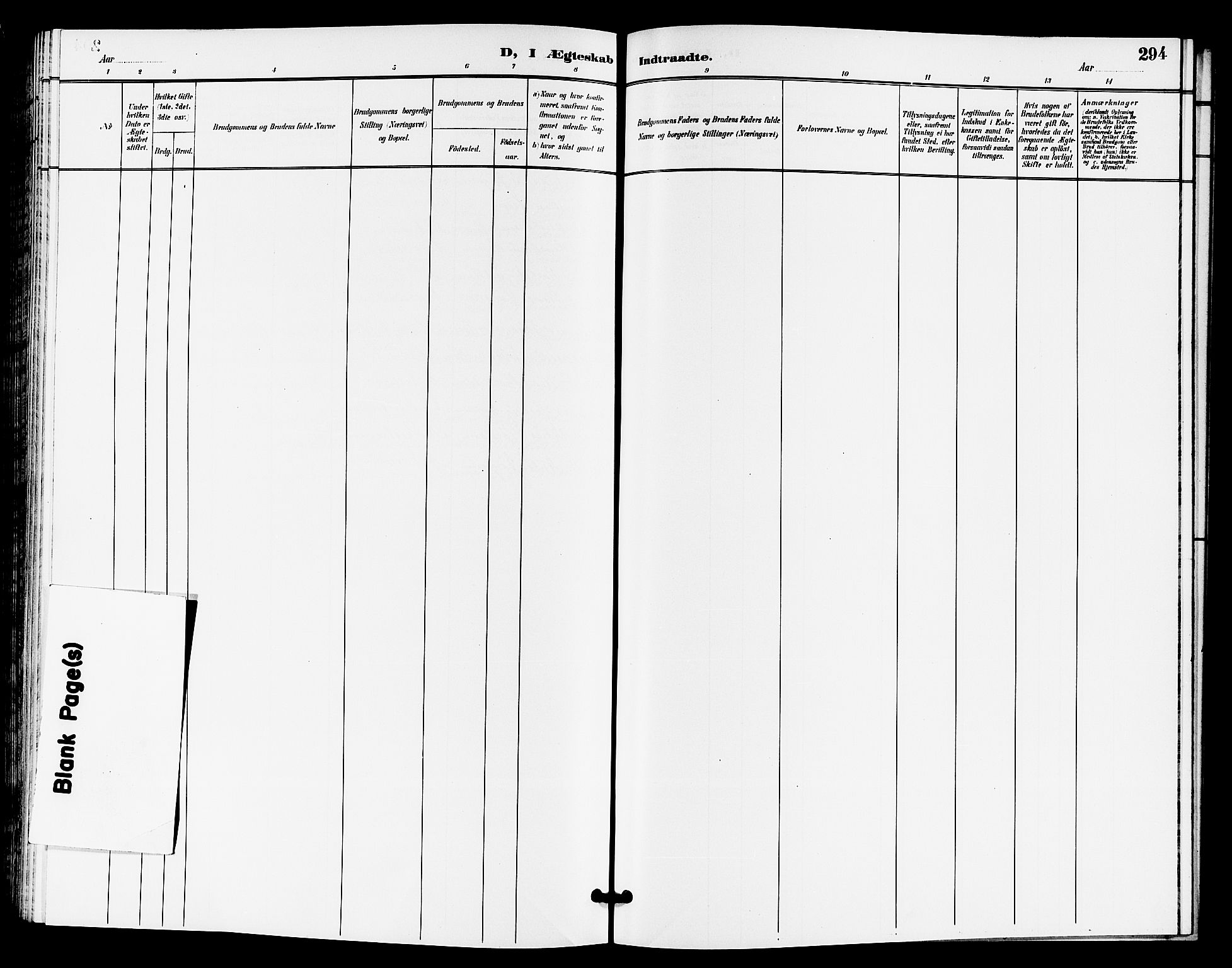 Horten kirkebøker, SAKO/A-348/G/Ga/L0006: Klokkerbok nr. 6, 1896-1904, s. 294