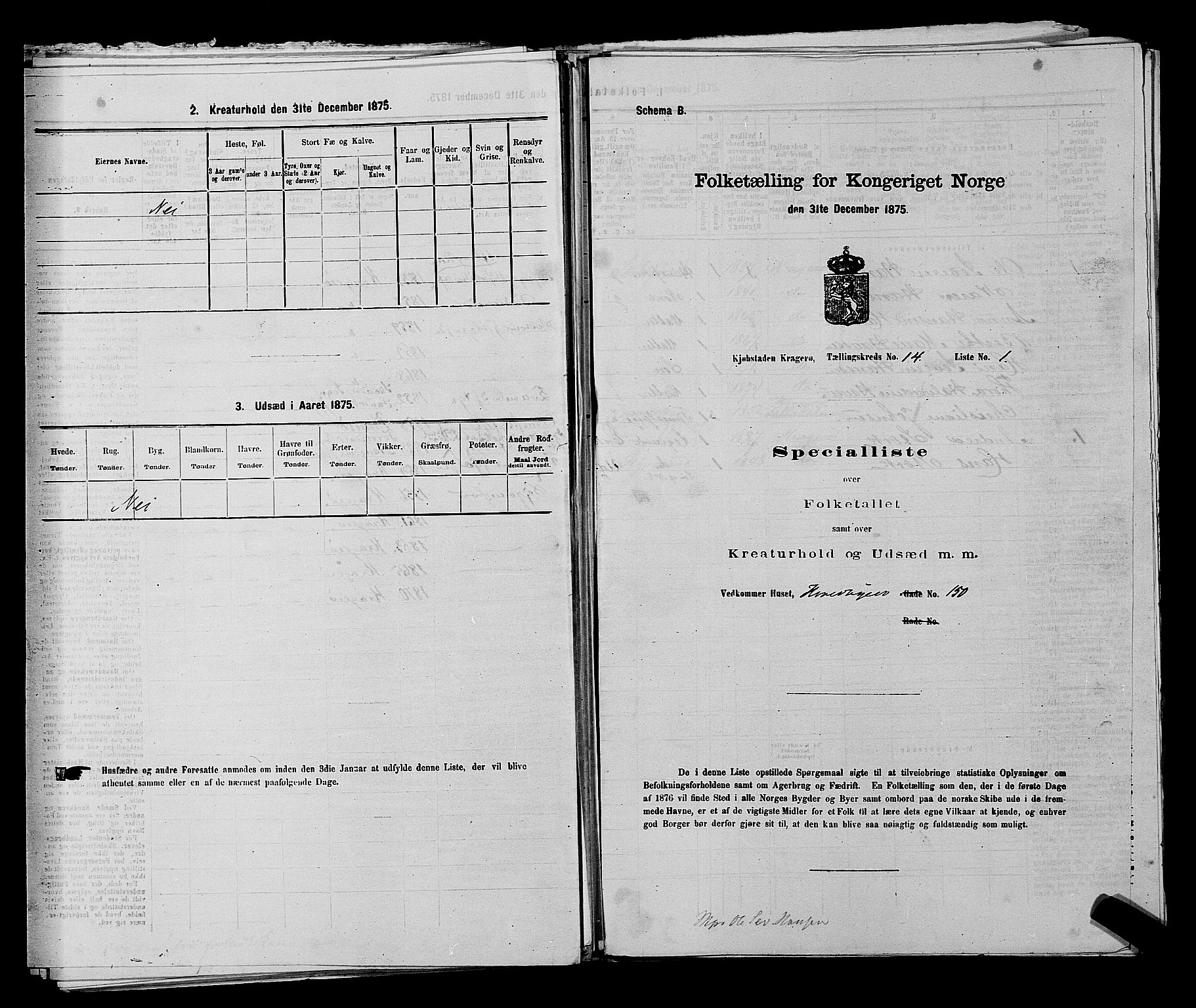 SAKO, Folketelling 1875 for 0801P Kragerø prestegjeld, 1875, s. 295