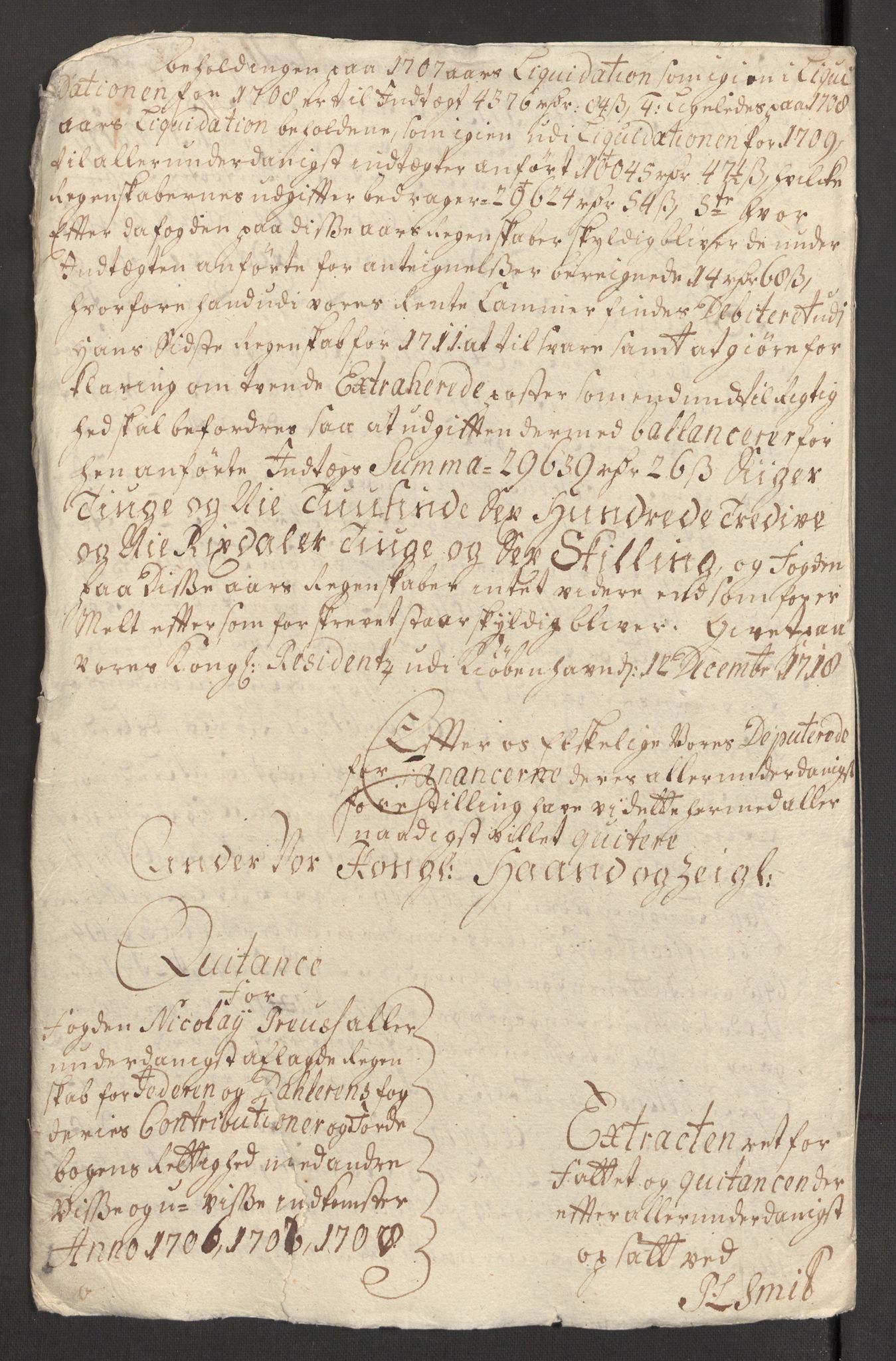 Rentekammeret inntil 1814, Reviderte regnskaper, Fogderegnskap, RA/EA-4092/R46/L2733: Fogderegnskap Jæren og Dalane, 1705-1708, s. 333