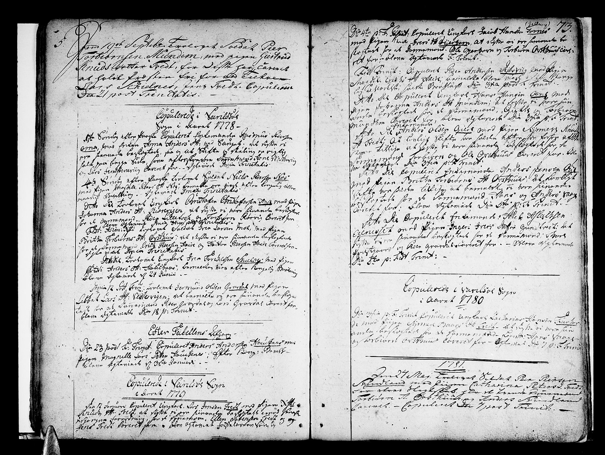 Strandebarm sokneprestembete, SAB/A-78401/H/Haa: Ministerialbok nr. A 3 /3, 1751-1787, s. 73