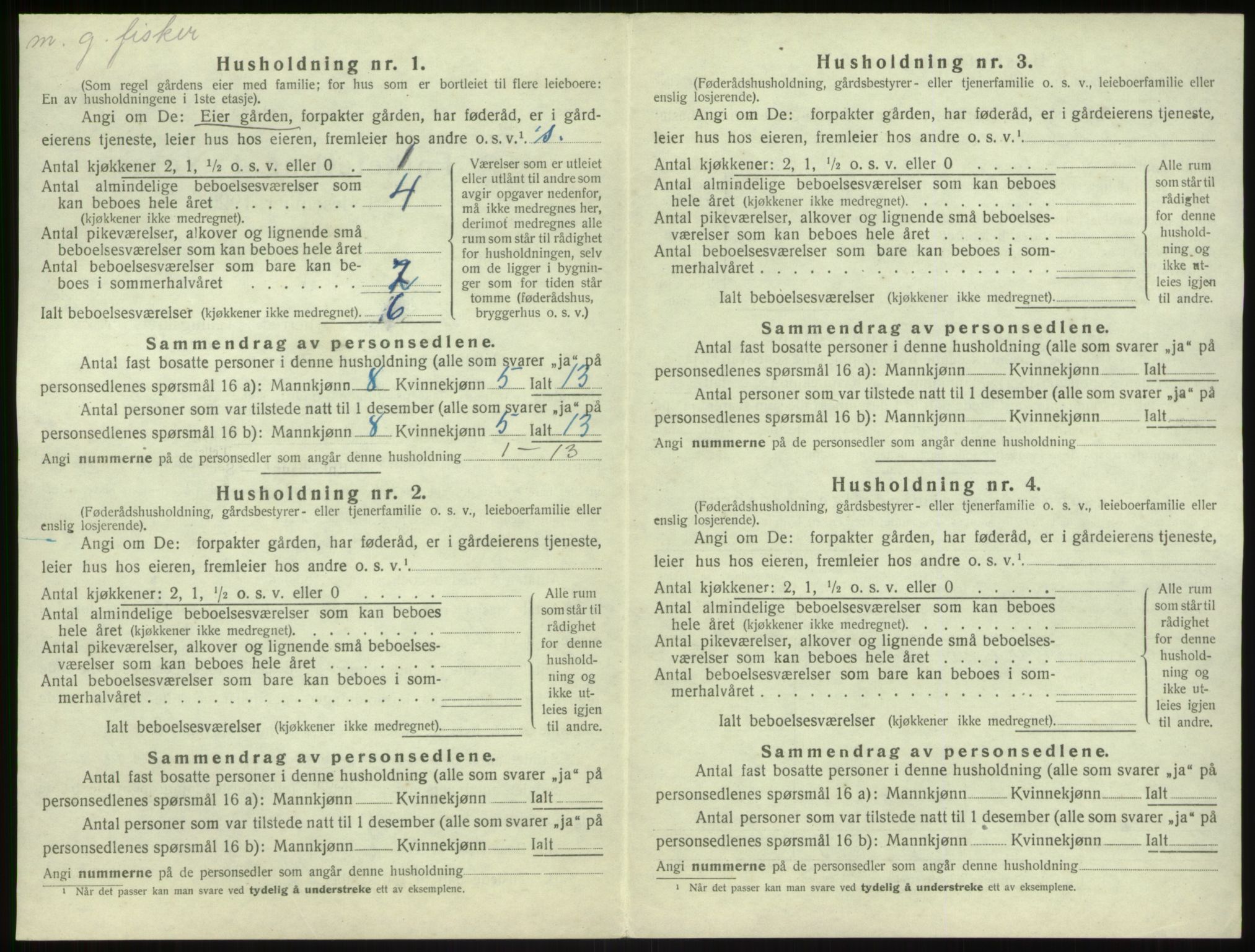 SAB, Folketelling 1920 for 1412 Solund herred, 1920, s. 559