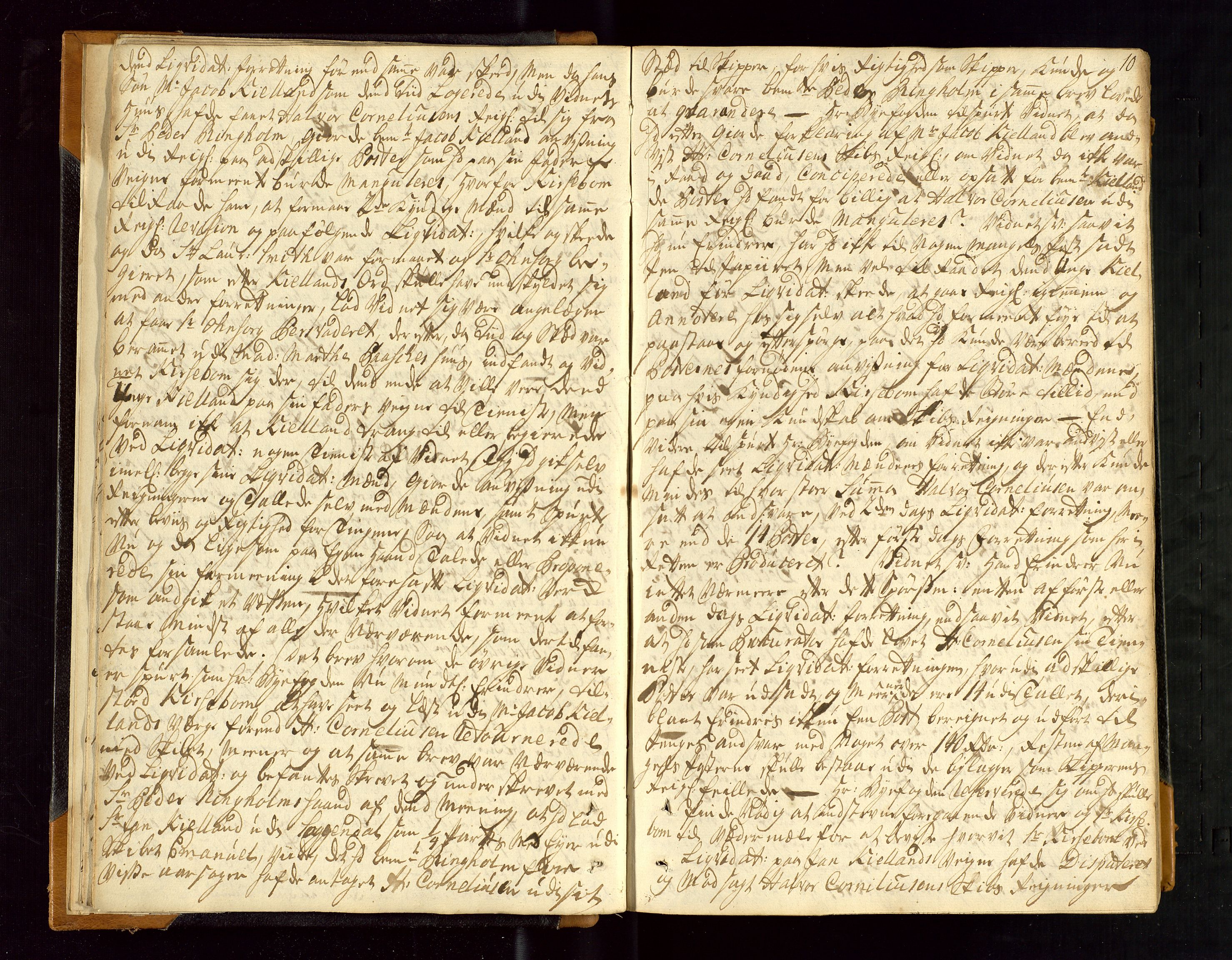 Stavanger byfogd, AV/SAST-A-101408/001/3/30/30BA/L0042: Bytingprotkoll, 1748-1756, s. 9b-10a