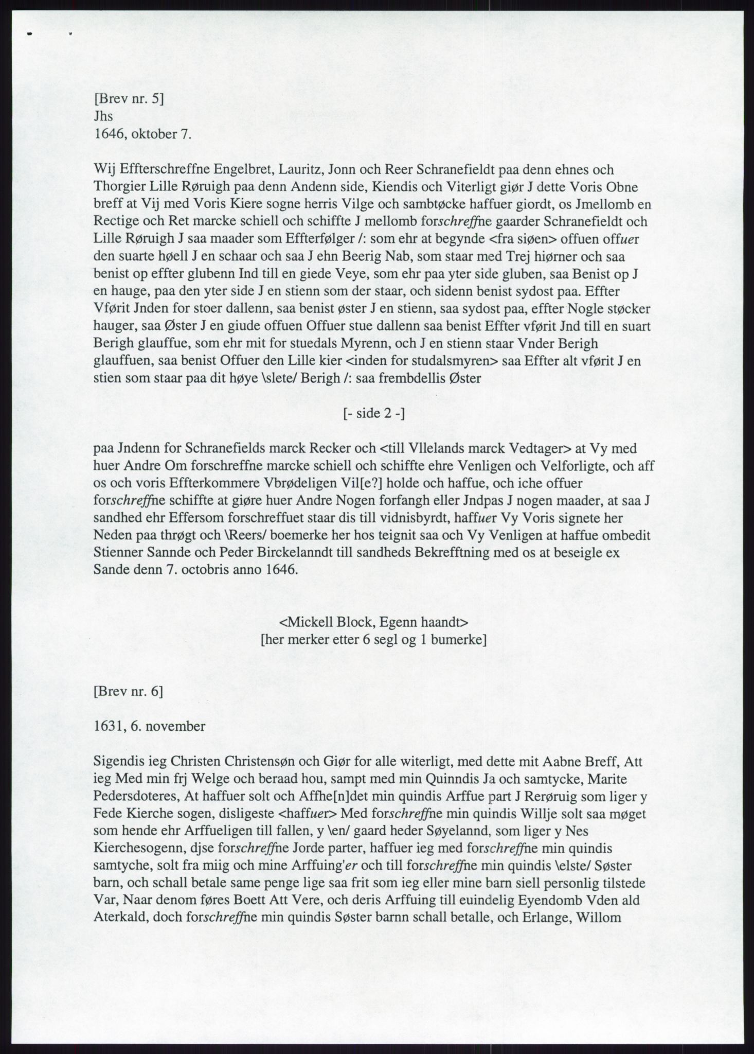 Samlinger til kildeutgivelse, Diplomavskriftsamlingen, AV/RA-EA-4053/H/Ha, s. 2518