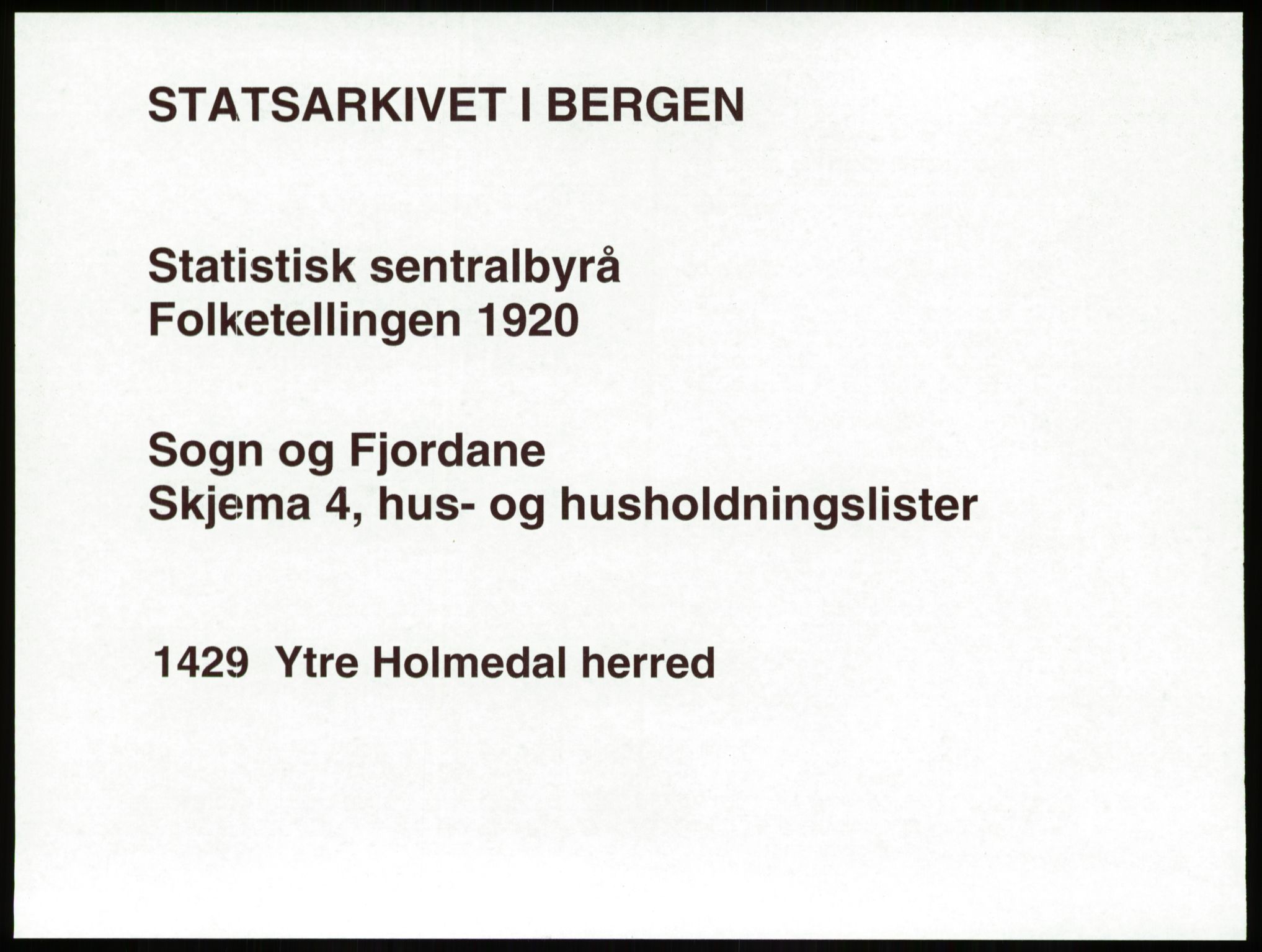 SAB, Folketelling 1920 for 1429 Fjaler herred, 1920, s. 68