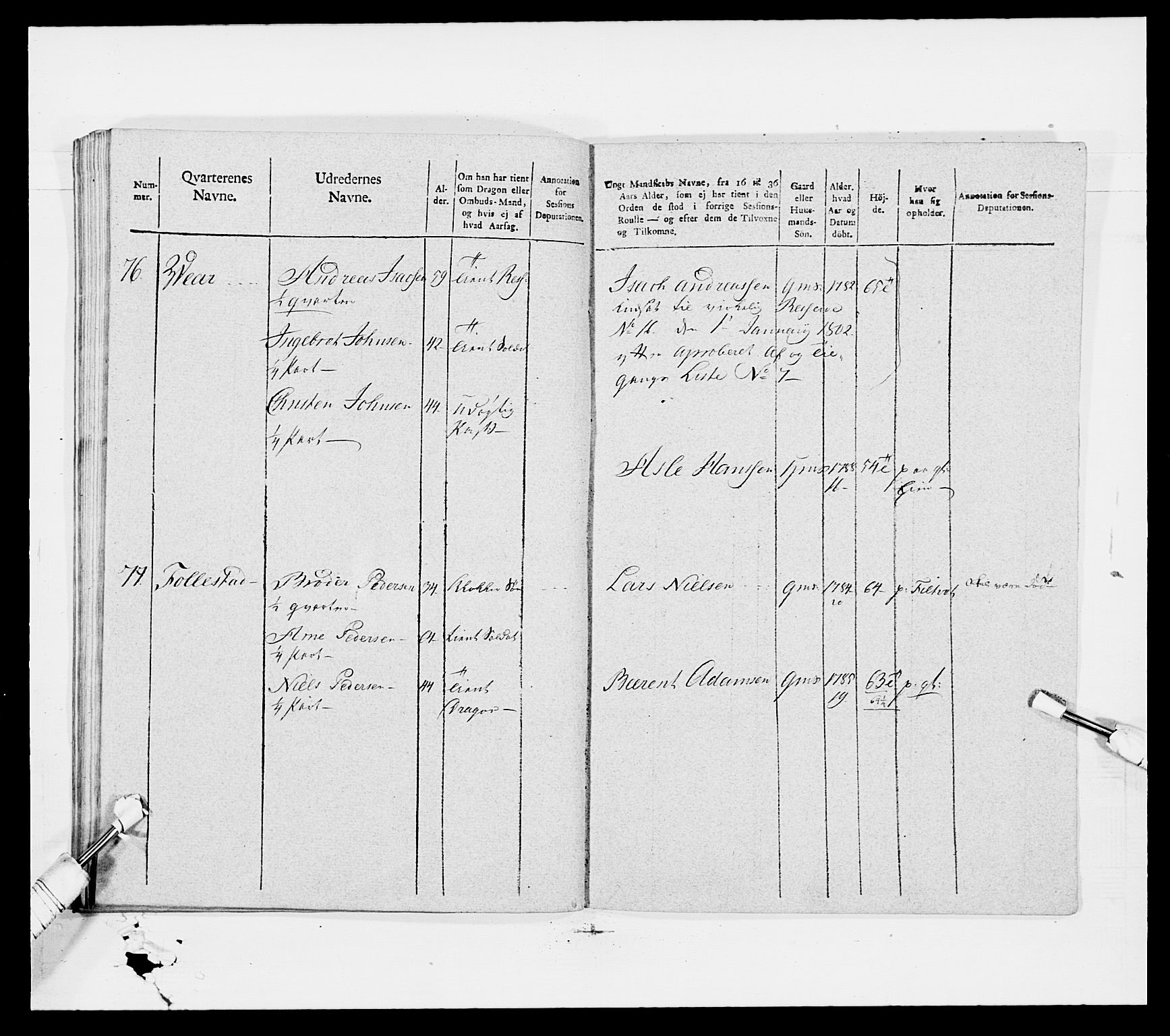 Generalitets- og kommissariatskollegiet, Det kongelige norske kommissariatskollegium, AV/RA-EA-5420/E/Eh/L0007: Akershusiske dragonregiment, 1800-1804, s. 436