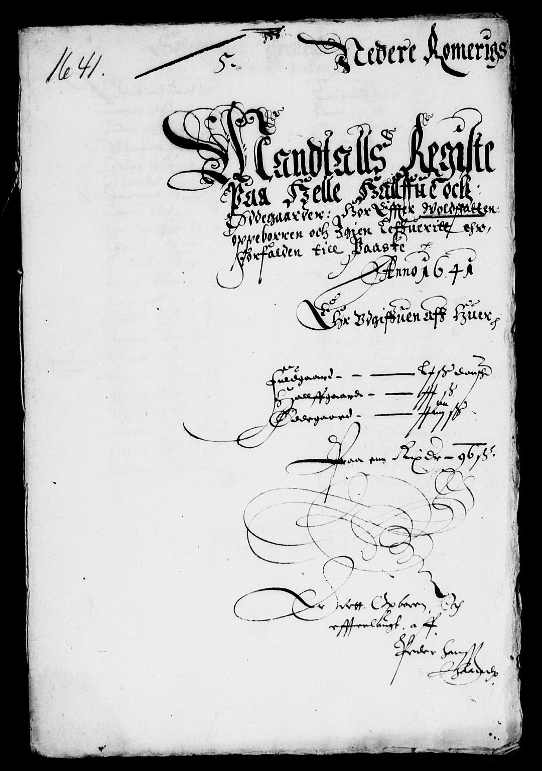 Rentekammeret inntil 1814, Reviderte regnskaper, Lensregnskaper, RA/EA-5023/R/Rb/Rba/L0154: Akershus len, 1639-1641