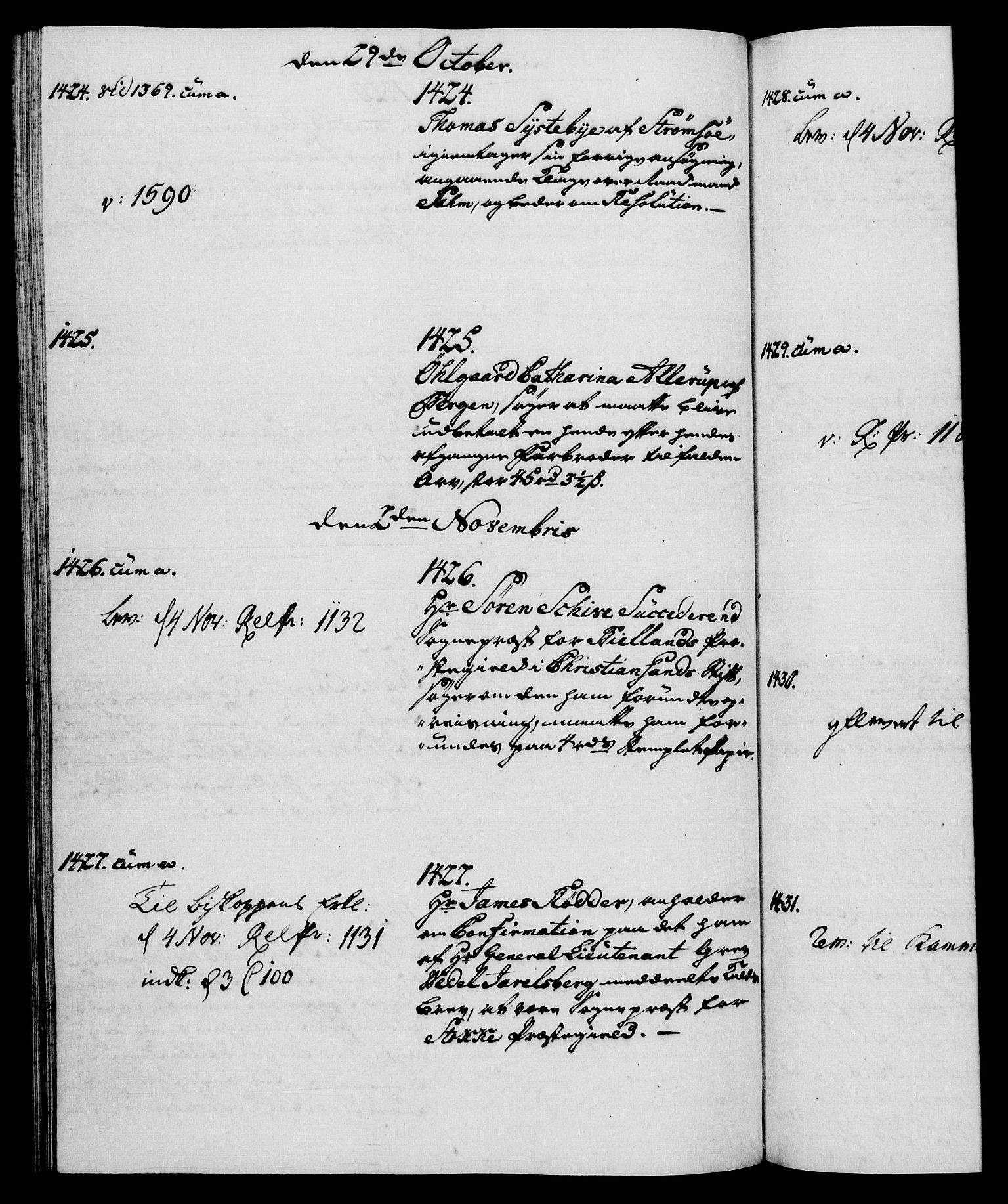 Danske Kanselli 1572-1799, RA/EA-3023/I/Ia/L0002: 3. departements journal, 1772