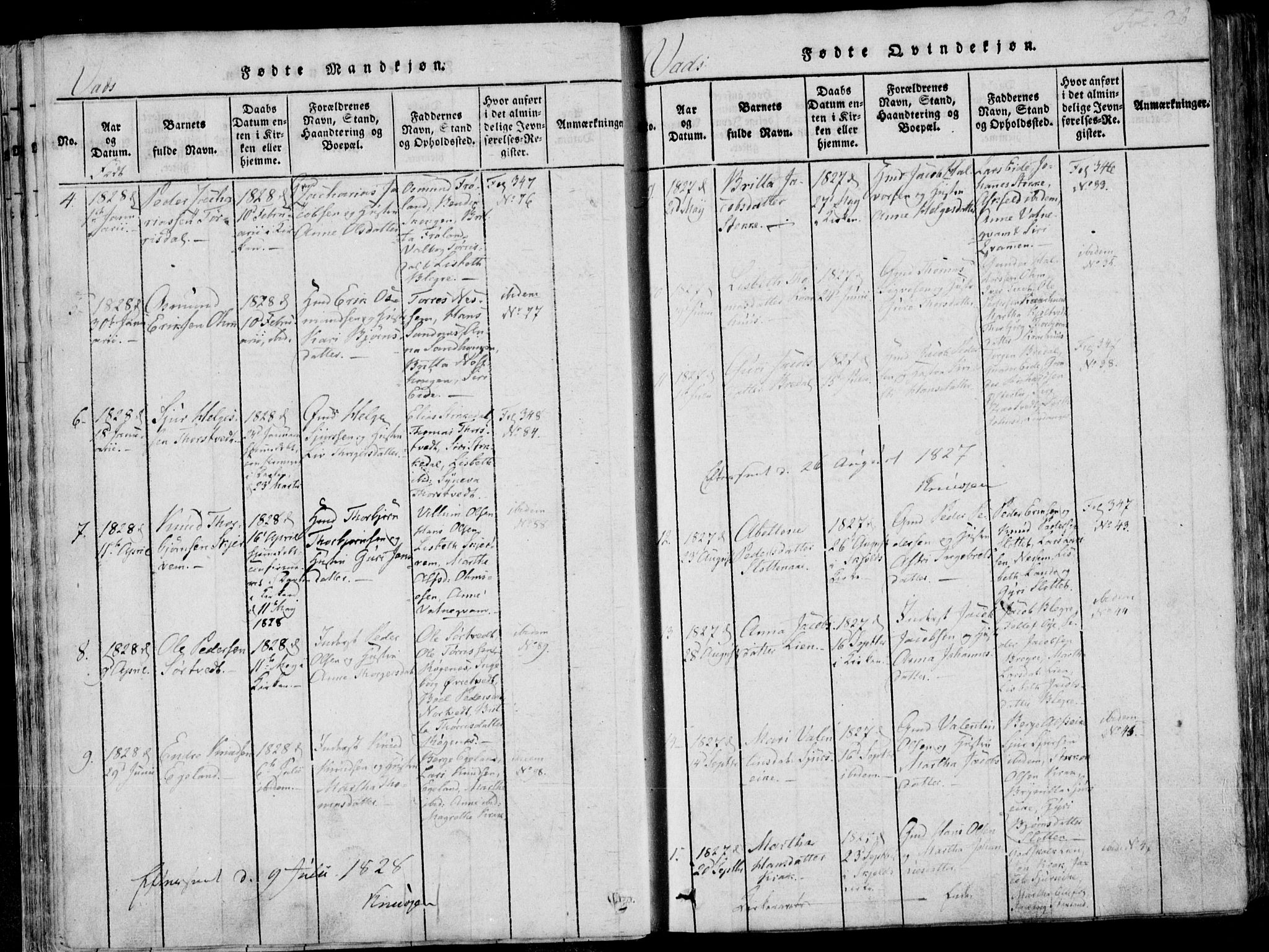 Skjold sokneprestkontor, SAST/A-101847/H/Ha/Haa/L0004: Ministerialbok nr. A 4 /2, 1815-1830, s. 26