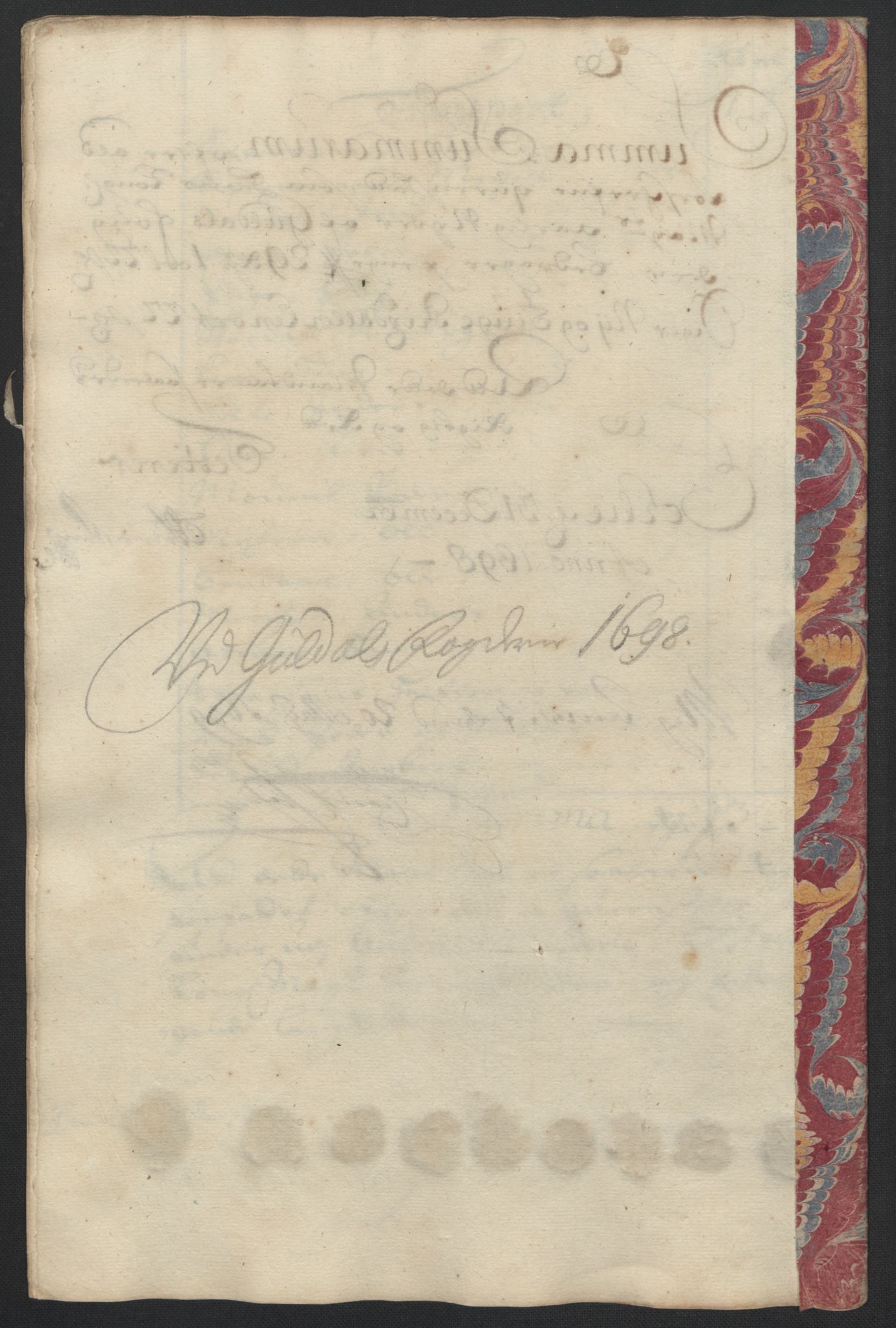 Rentekammeret inntil 1814, Reviderte regnskaper, Fogderegnskap, AV/RA-EA-4092/R60/L3948: Fogderegnskap Orkdal og Gauldal, 1698, s. 344