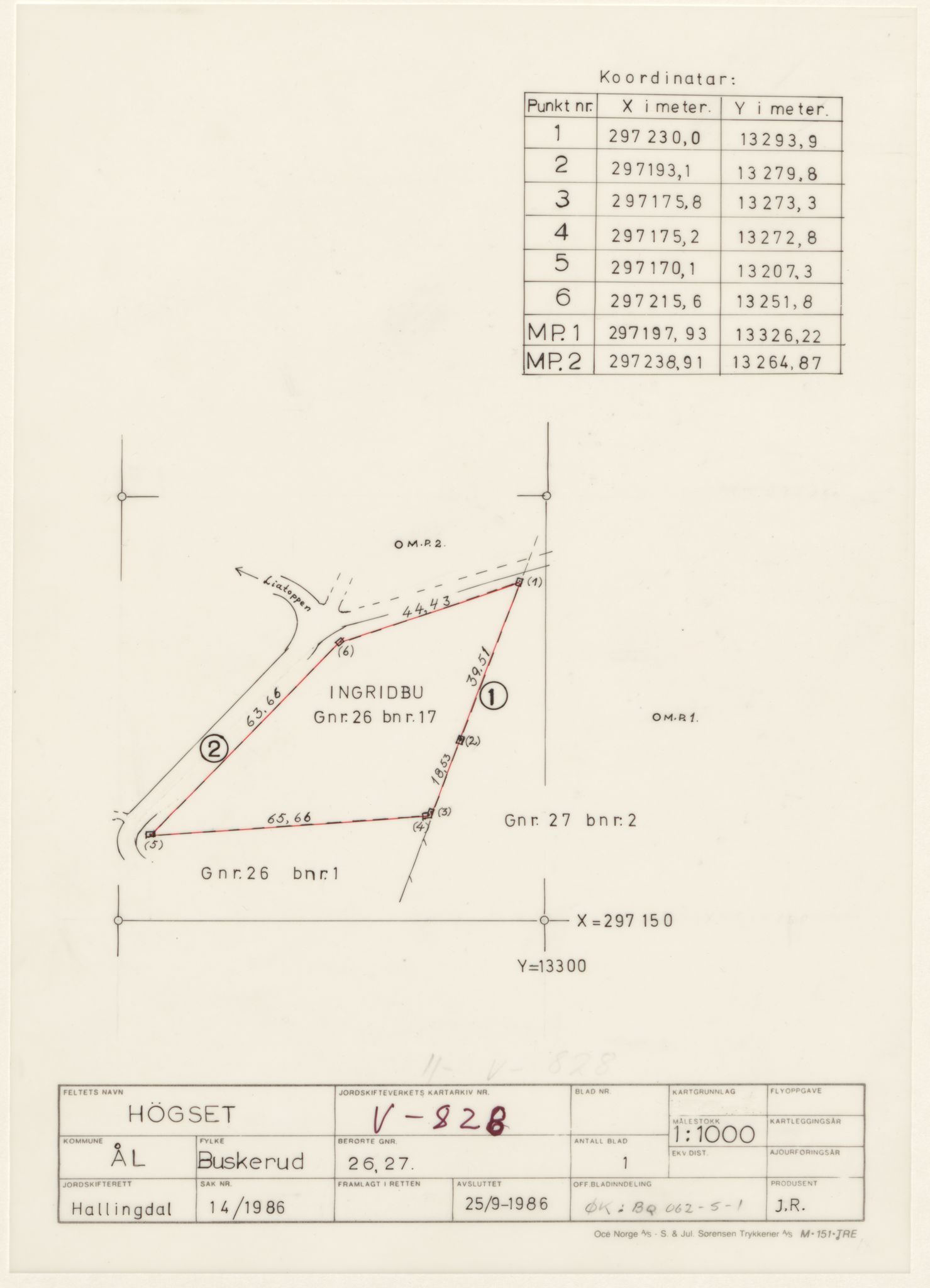 Jordskifteverkets kartarkiv, RA/S-3929/T, 1859-1988, s. 1143