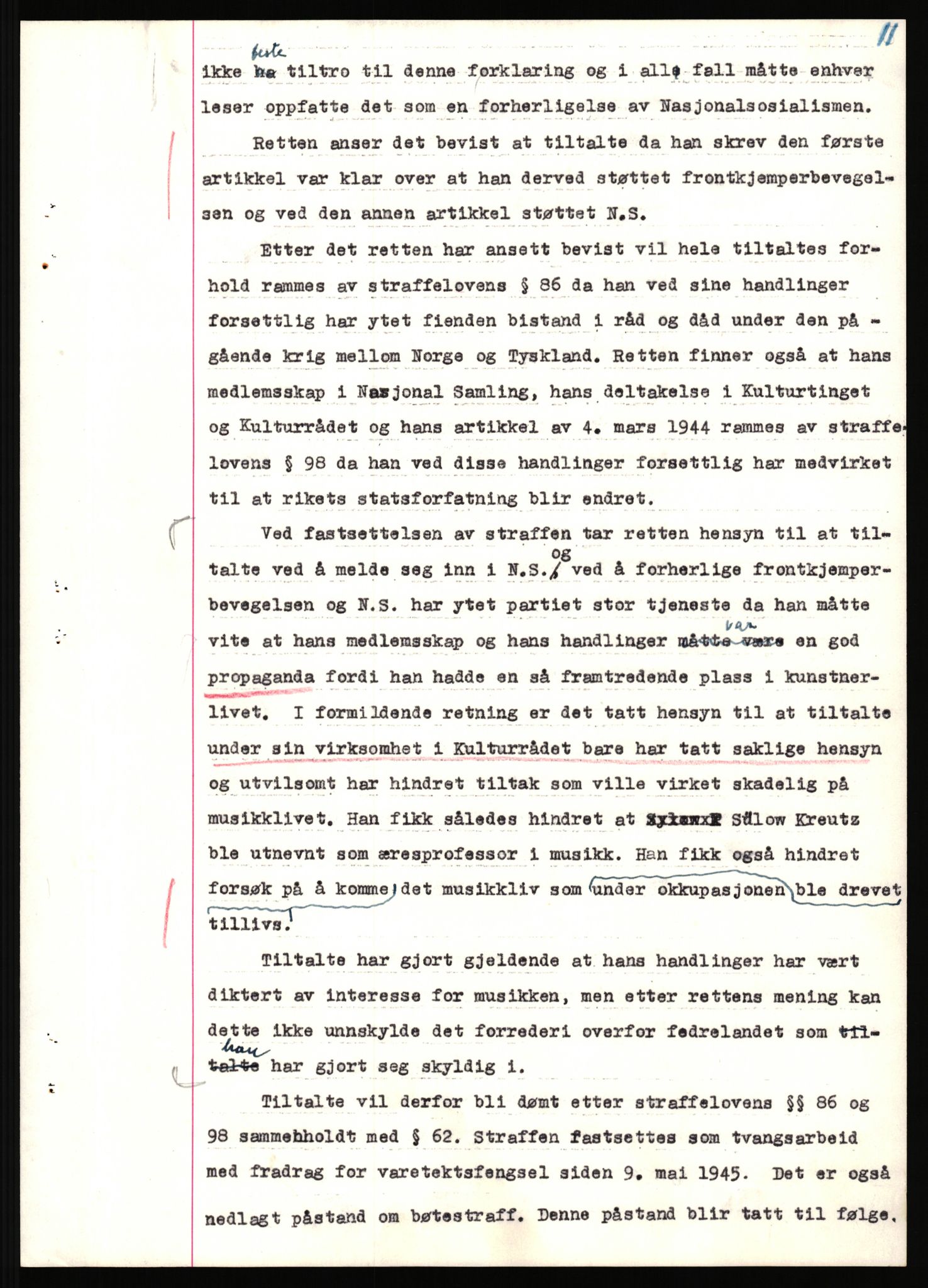 Landssvikarkivet, Oslo politikammer, RA/S-3138-01/D/Da/L0178/0008: Dommer, dnr. 1225 - 1232 / Dnr. 1232, 1945-1948, s. 83