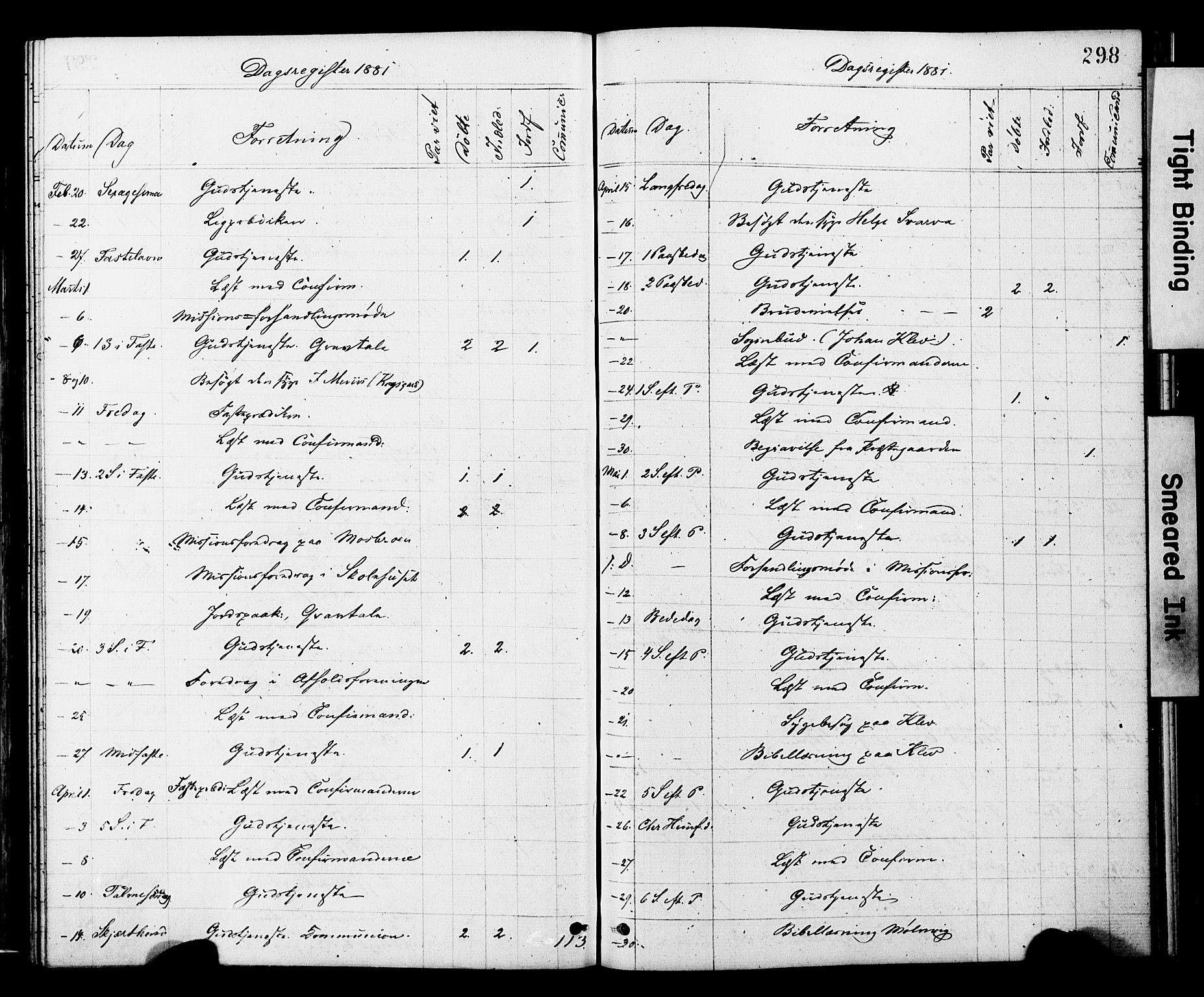 Ministerialprotokoller, klokkerbøker og fødselsregistre - Nord-Trøndelag, SAT/A-1458/749/L0473: Ministerialbok nr. 749A07, 1873-1887, s. 298