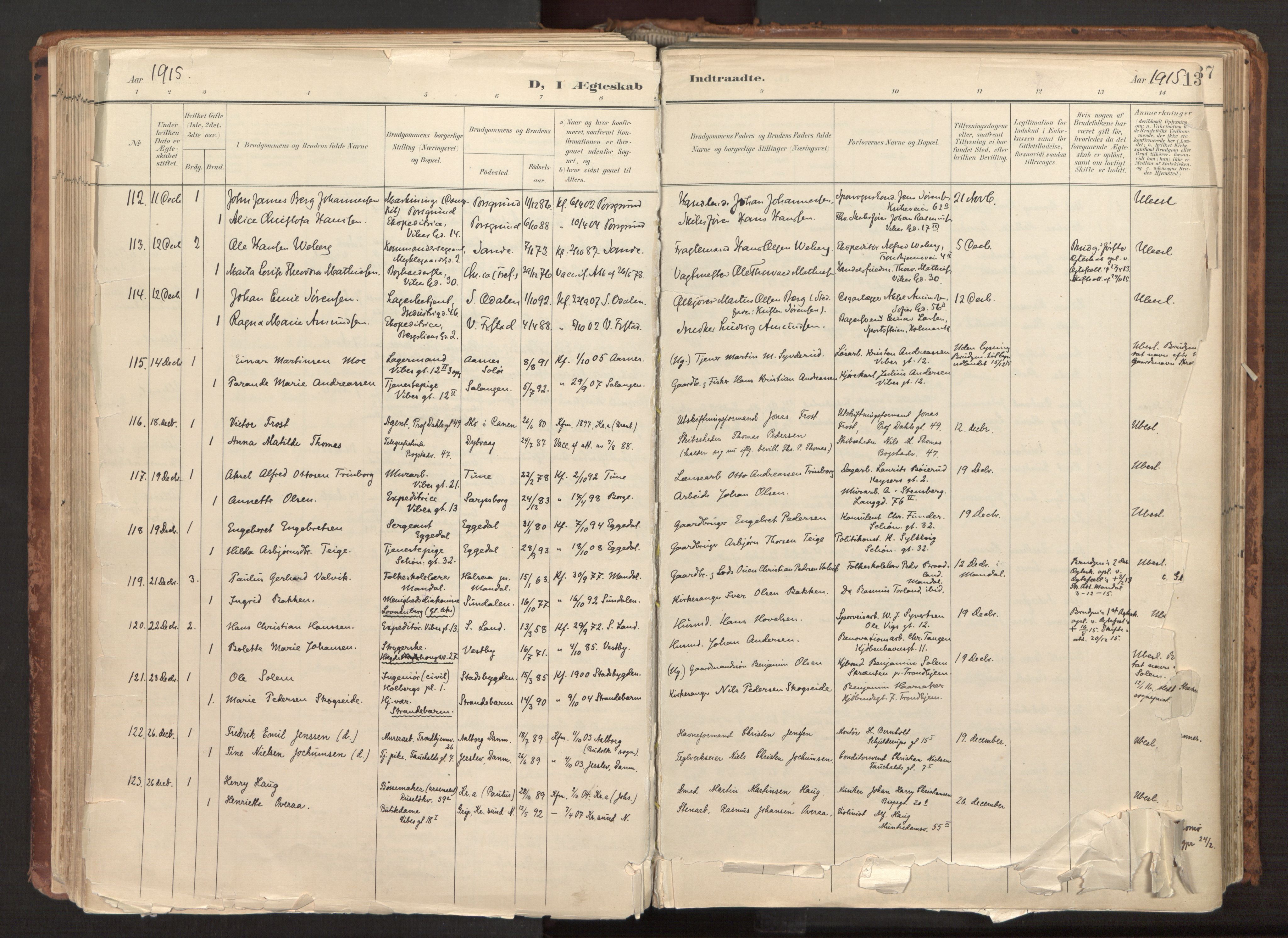 Fagerborg prestekontor Kirkebøker, AV/SAO-A-10844/F/Fa/L0003: Ministerialbok nr. 3, 1898-1916, s. 136